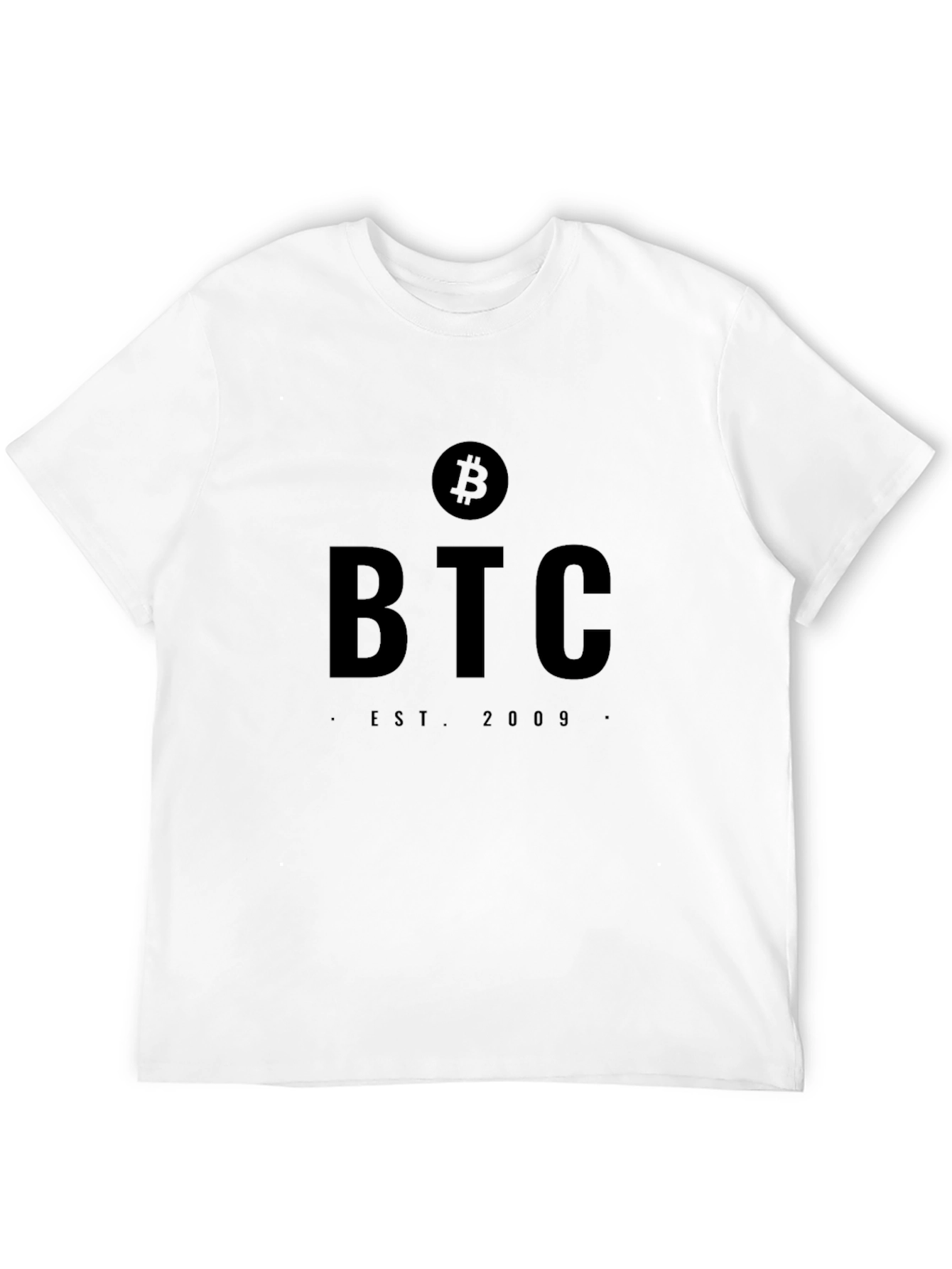 Bitcoin BTC Est. 2009 Black T-Shirt