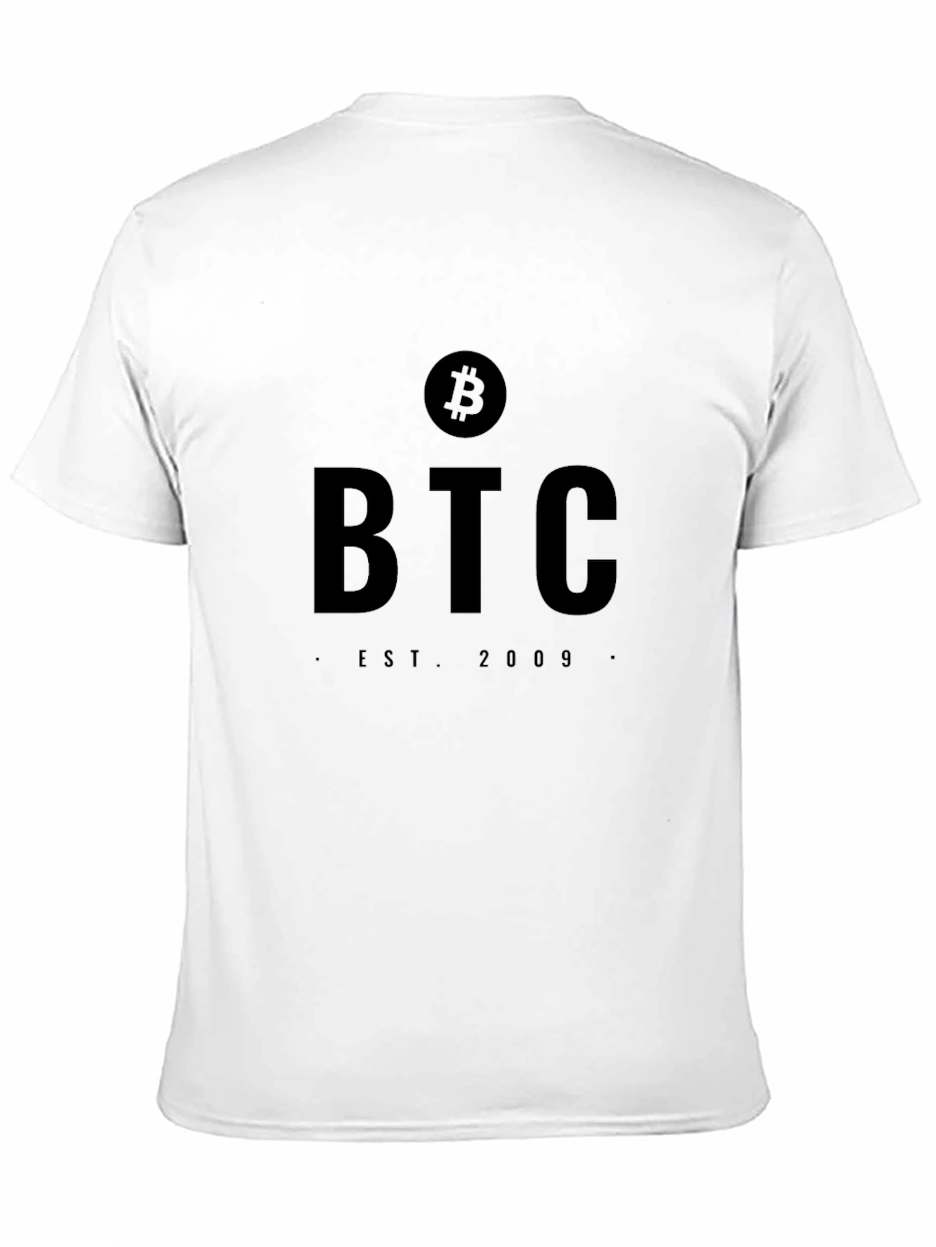 Bitcoin BTC Est. 2009 Black T-Shirt