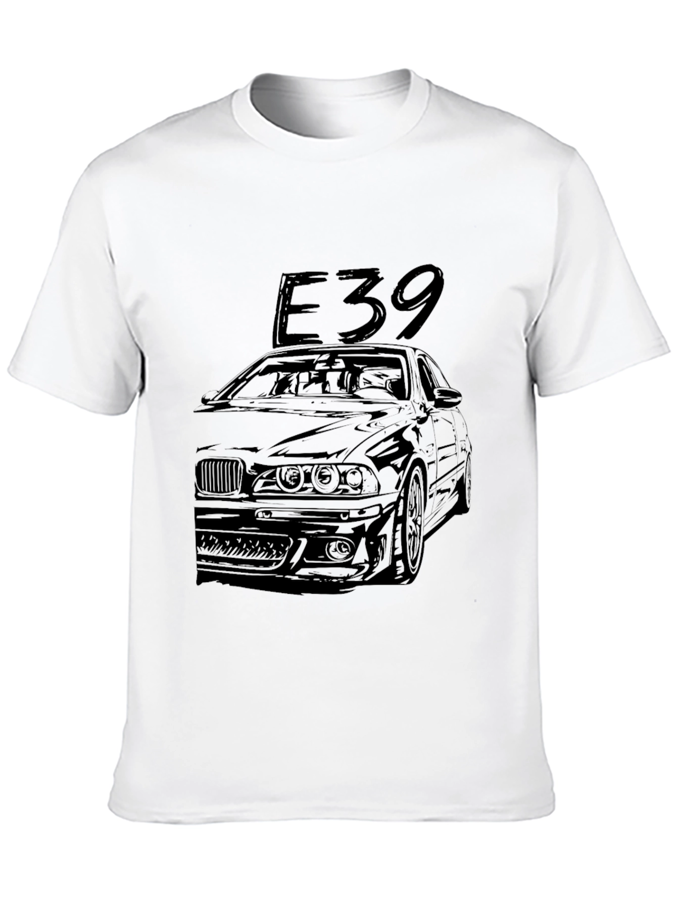 E39 Car Graphic Tee - Black