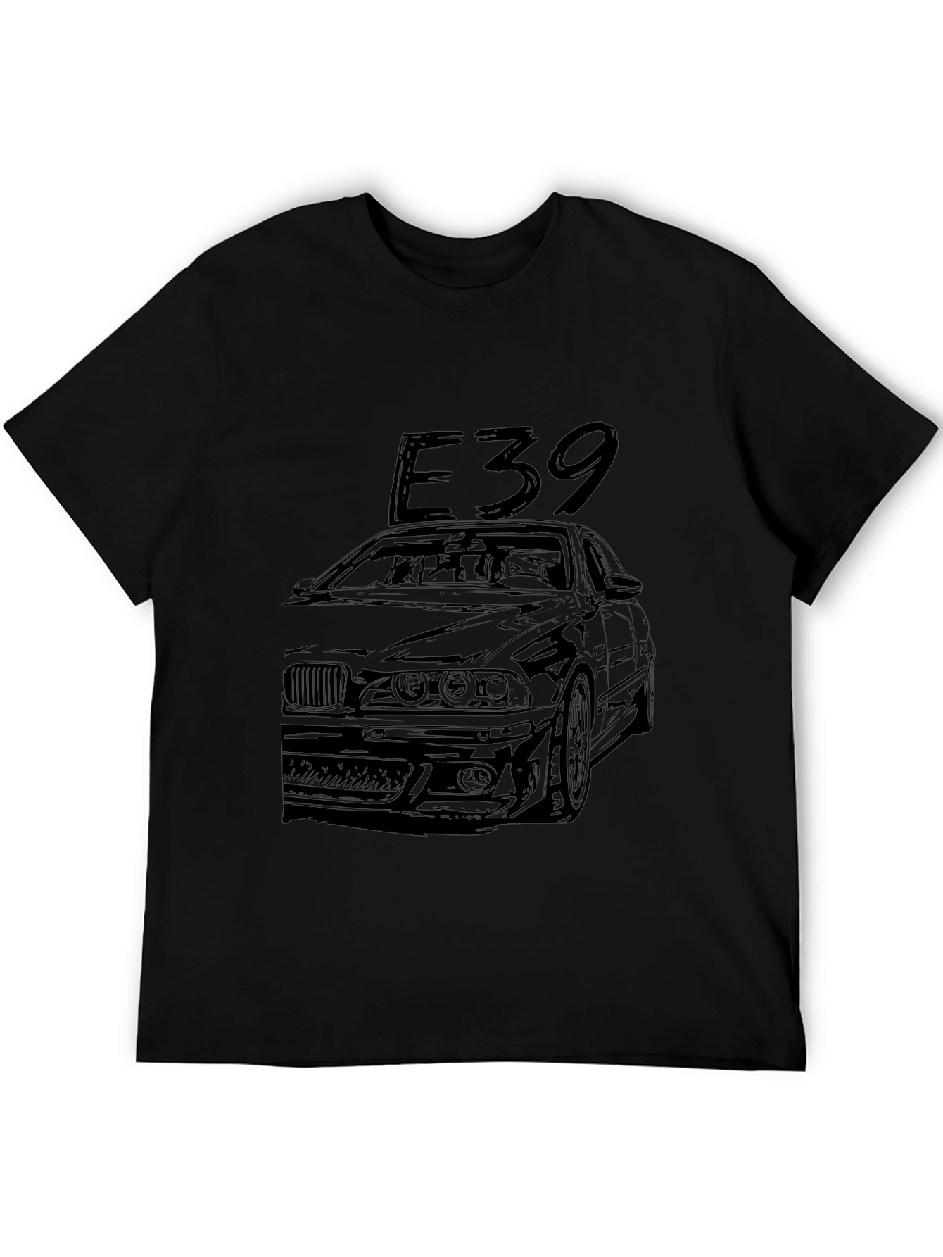 E39 Car Graphic Tee - Black
