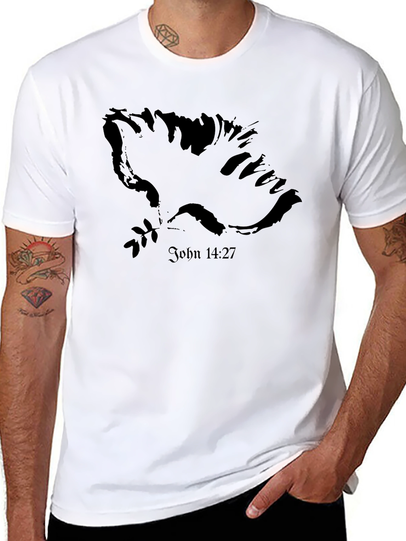 Dove of Peace T-Shirt - John 14:27