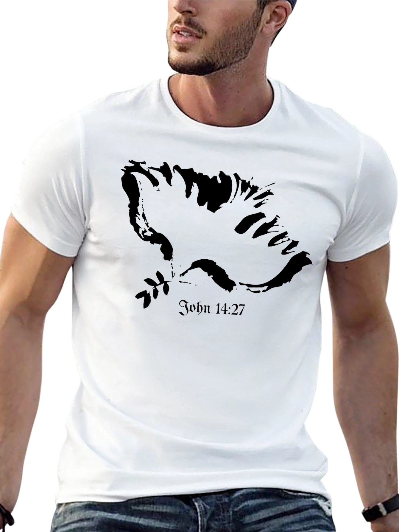 Dove of Peace T-Shirt - John 14:27