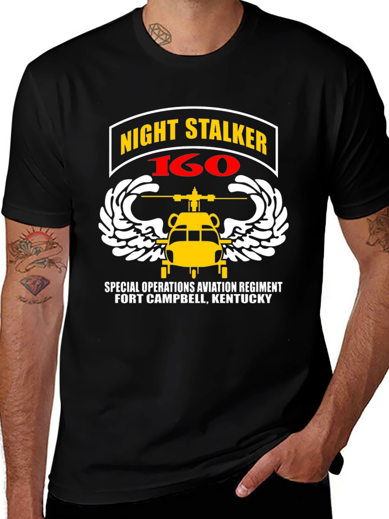 Night Stalker 160th Aviation Regiment T-Shirt