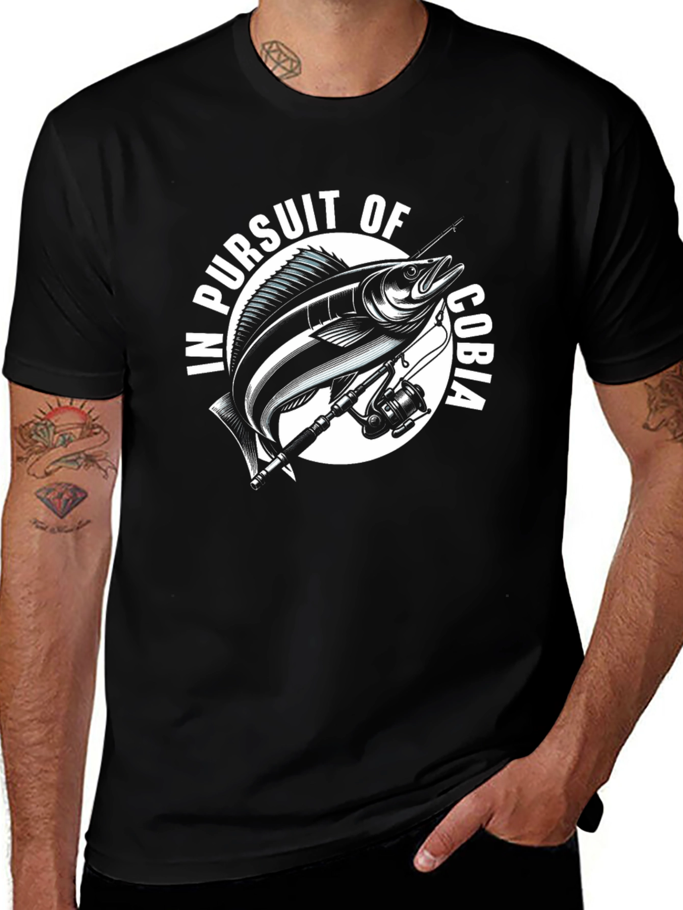 Pursuit of Cobia Fishing T-Shirt