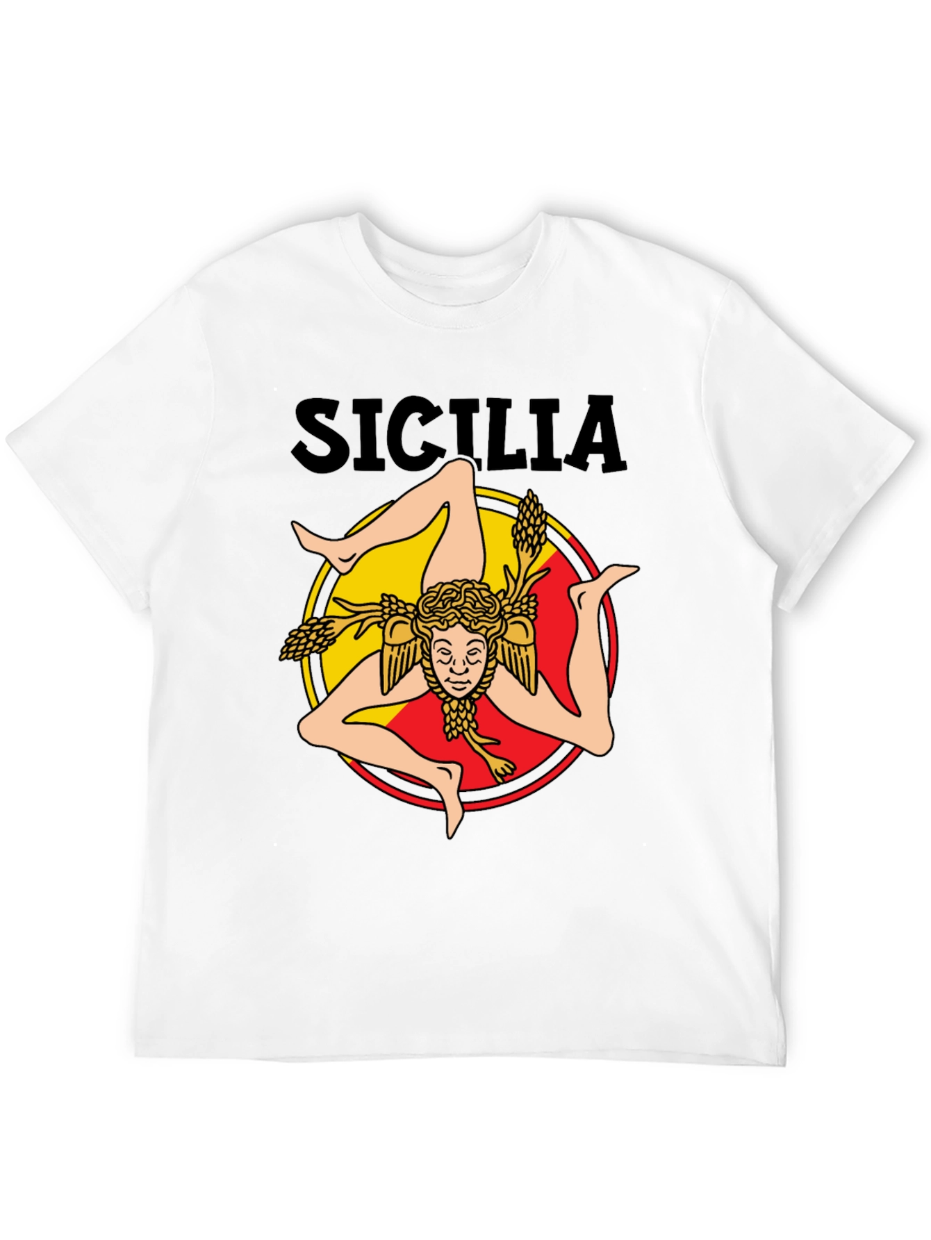 Sicilia Trinacria T-Shirt - Italian Pride