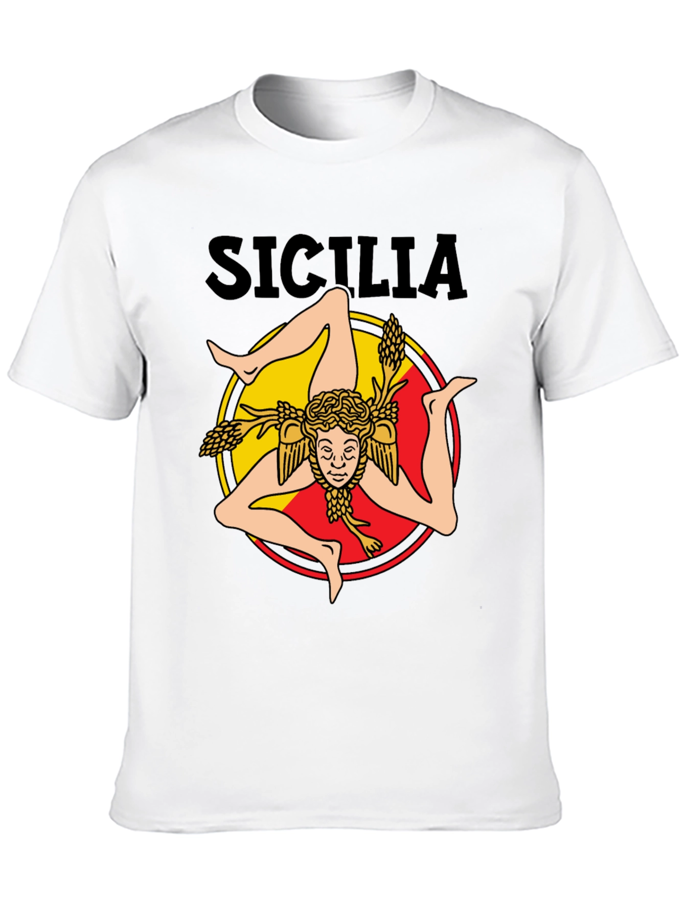 Sicilia Trinacria T-Shirt - Italian Pride