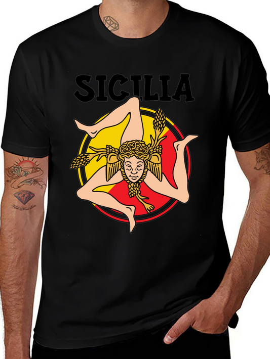 Sicilia Trinacria T-Shirt - Italian Pride