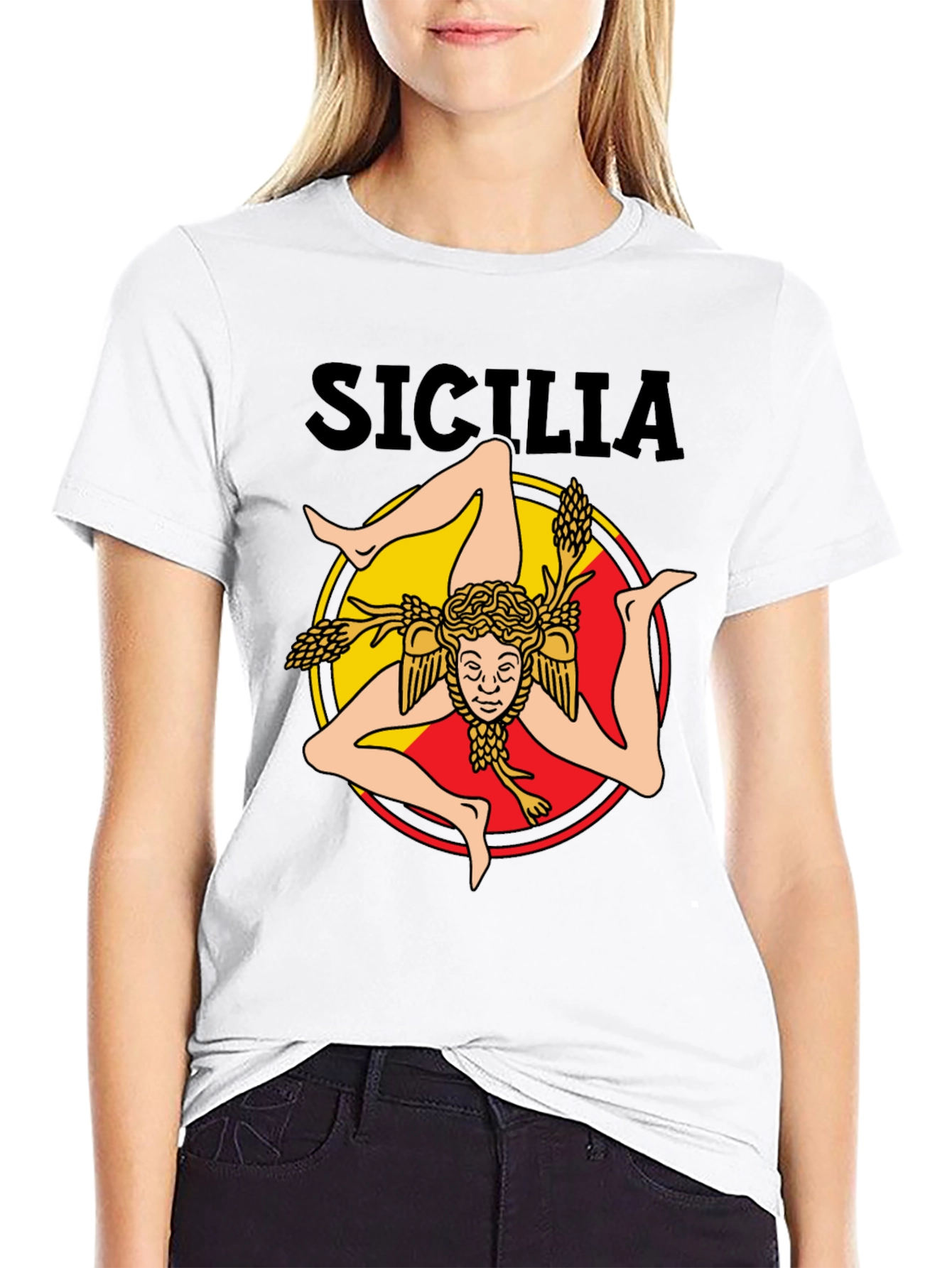 Sicilia Trinacria T-Shirt - Italian Pride