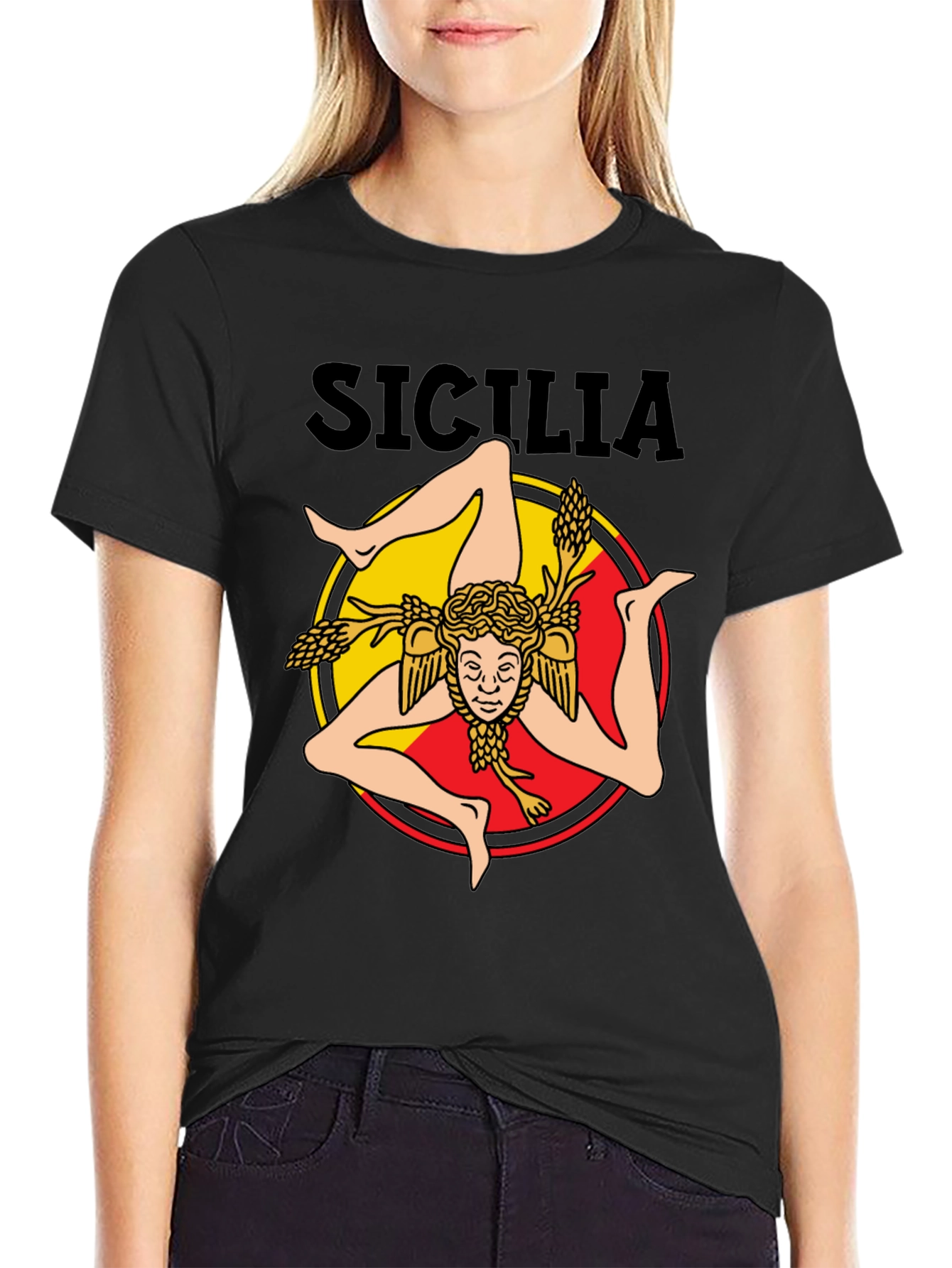 Sicilia Trinacria T-Shirt - Italian Pride