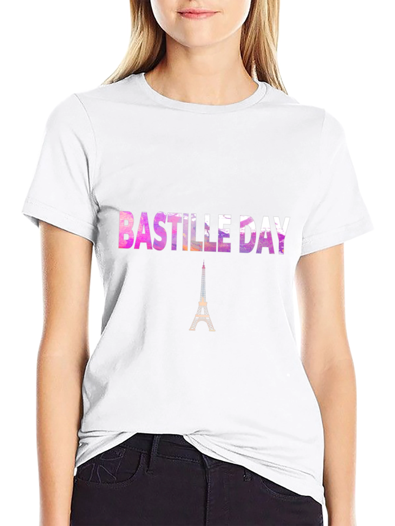 Bastille Day Eiffel Tower Graphic Tee