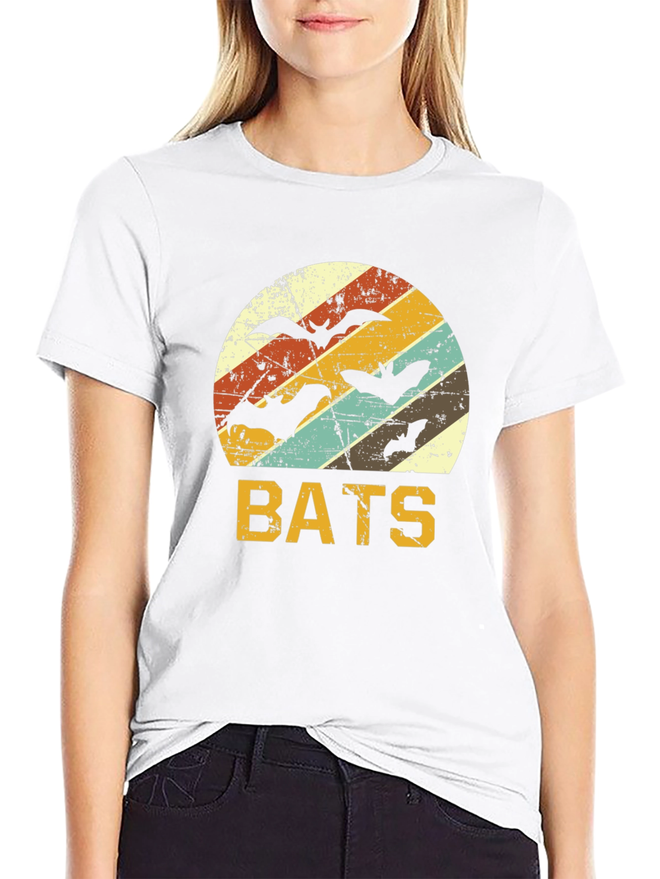 Retro Bats T-Shirt | Halloween Apparel
