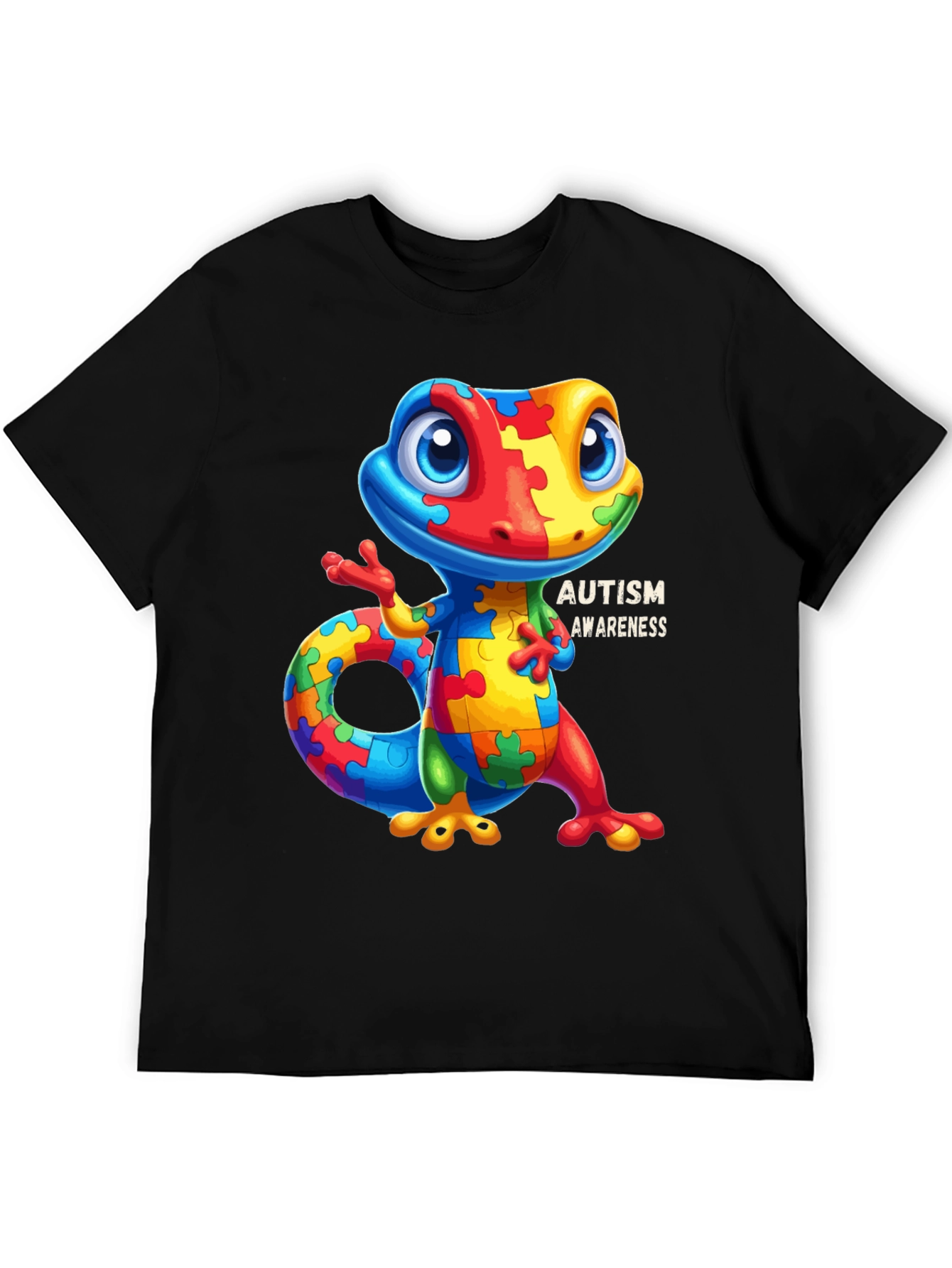 Autism Awareness Lizard Graphic Tee