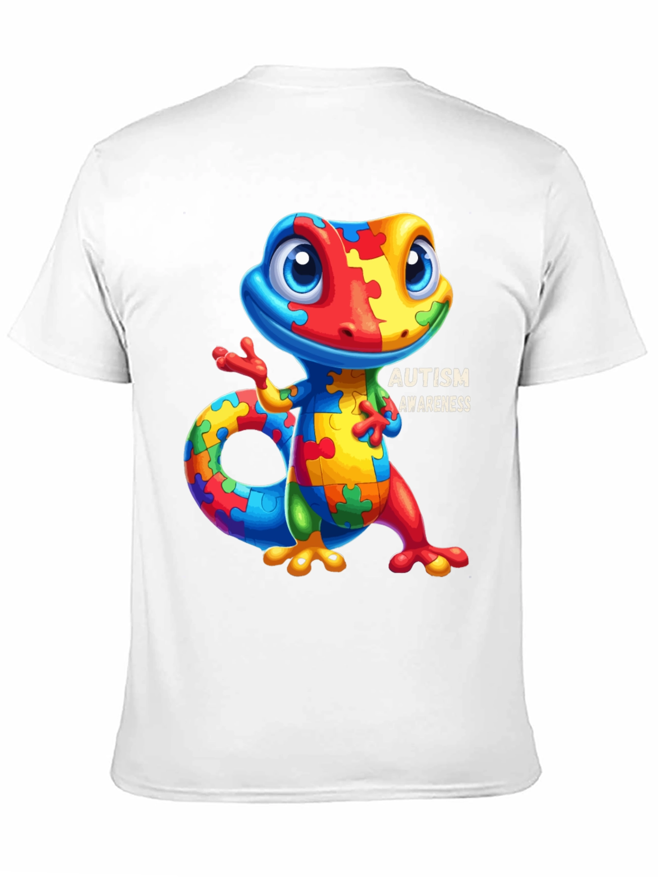 Autism Awareness Lizard Graphic Tee