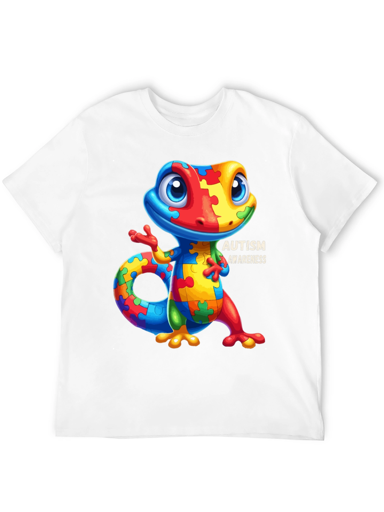 Autism Awareness Lizard Graphic Tee