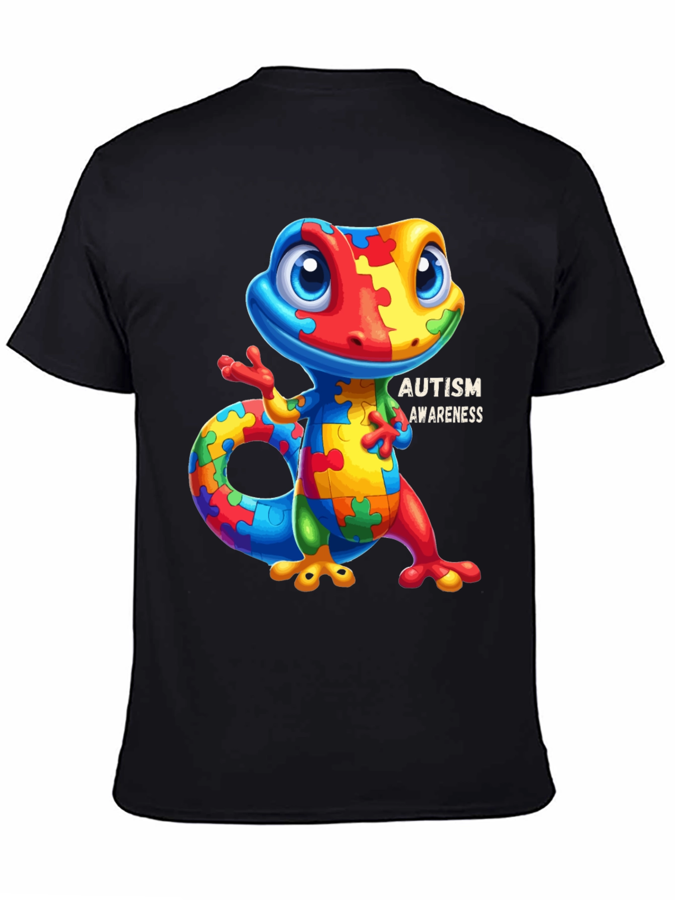 Autism Awareness Lizard Graphic Tee