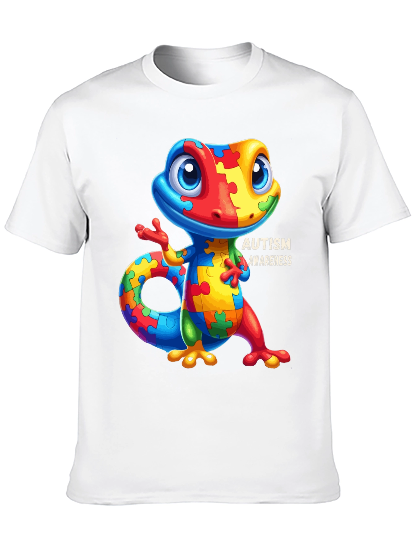 Autism Awareness Lizard Graphic Tee