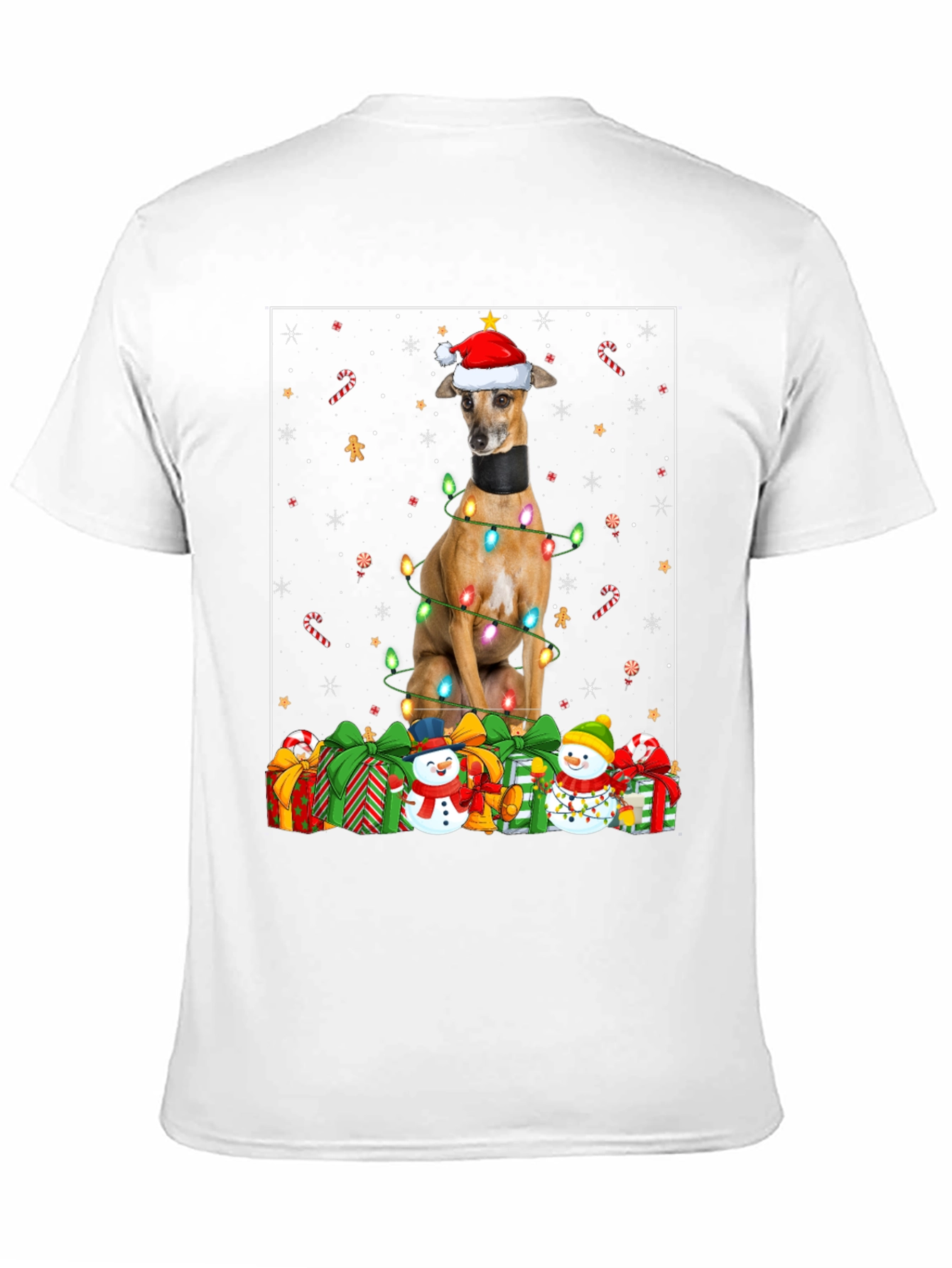 Festive Dog Christmas T-Shirt