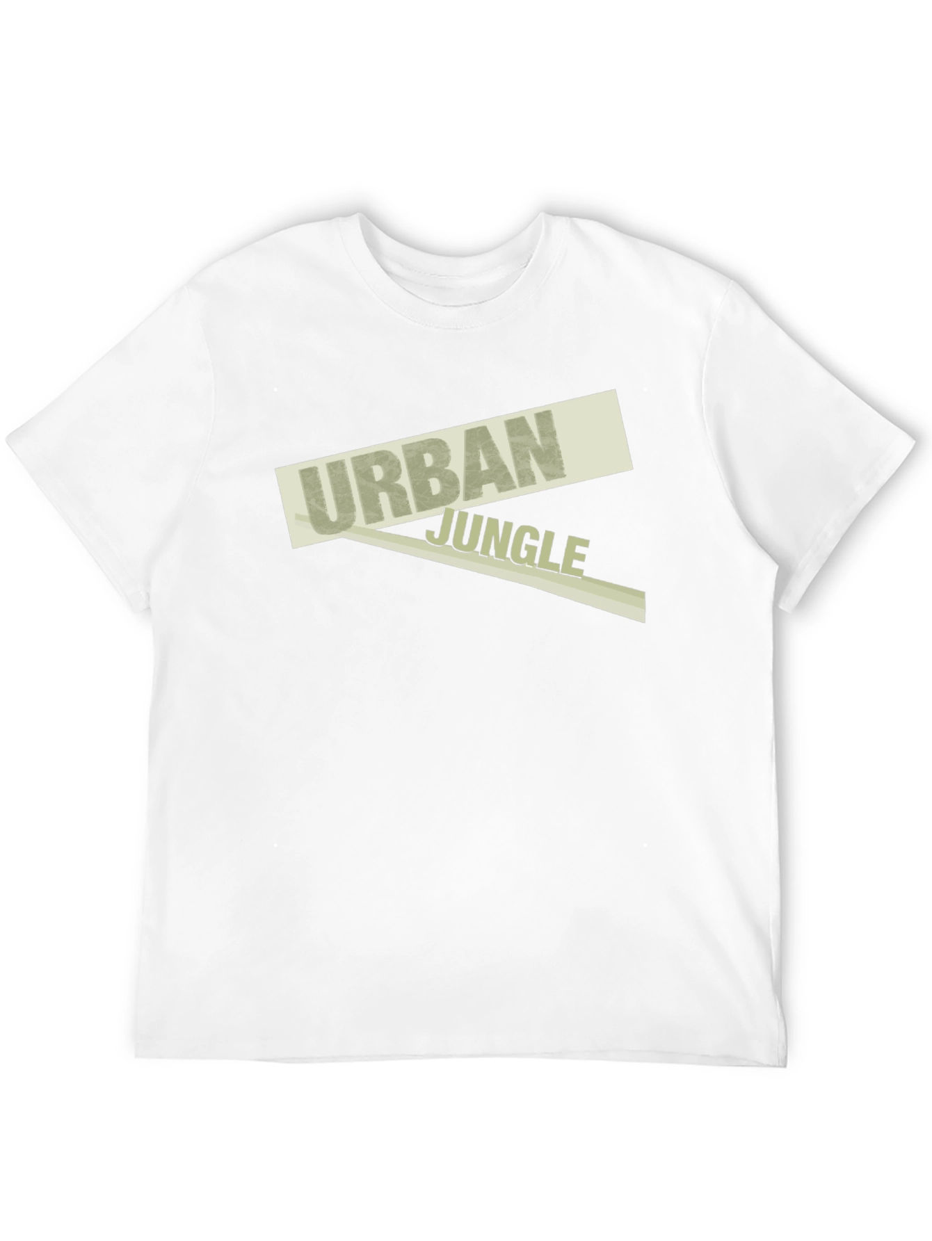 Urban Jungle Graphic Tee - Soft Black Cotton T-Shirt