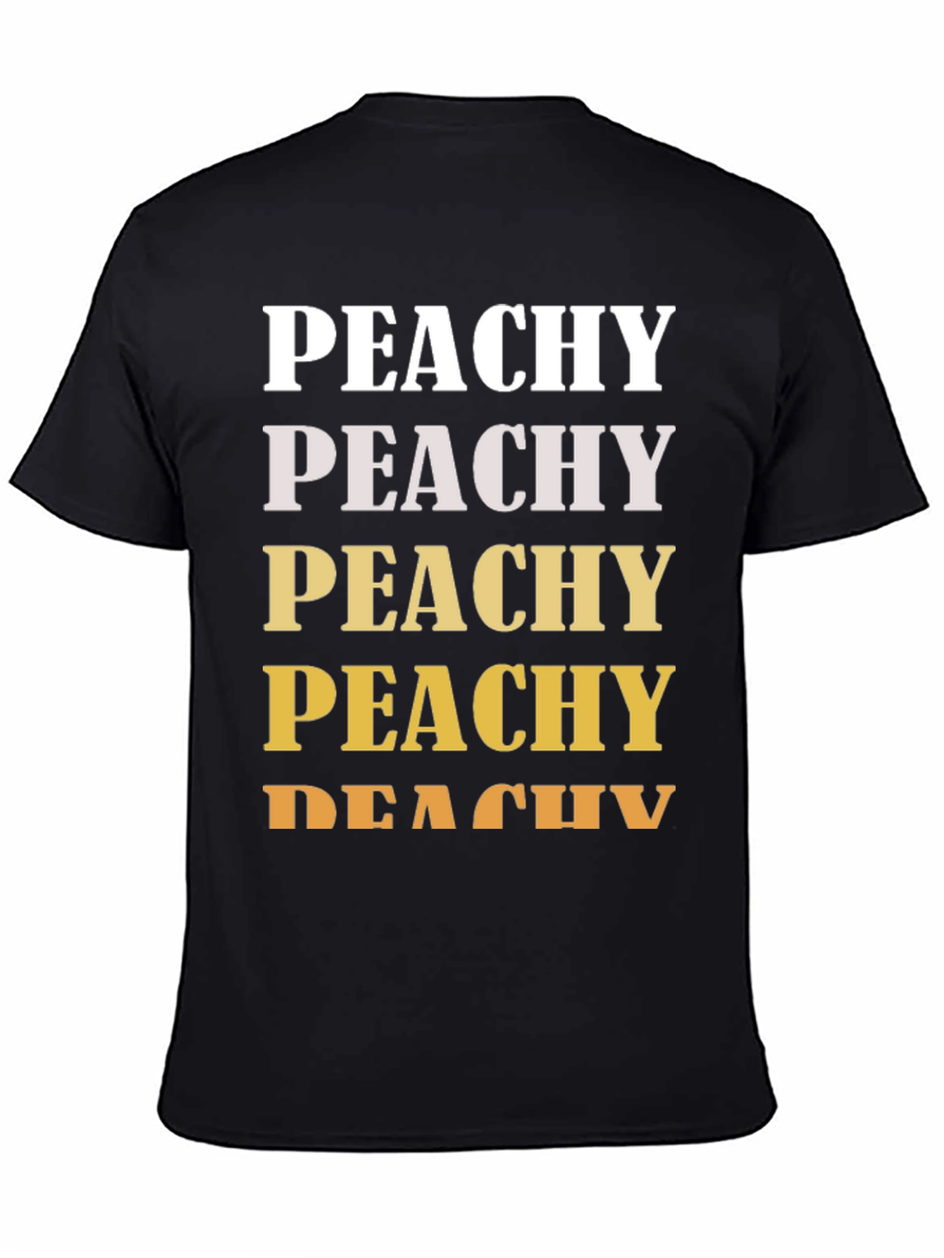 Peachy Graphic Tee - Trendy Casual Shirt