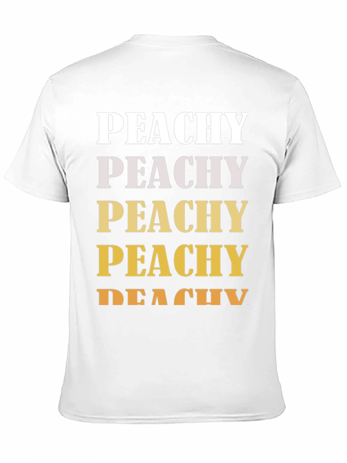 Peachy Graphic Tee - Trendy Casual Shirt