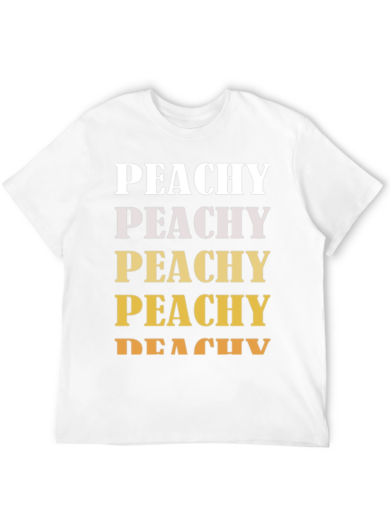 Peachy Graphic Tee - Trendy Casual Shirt