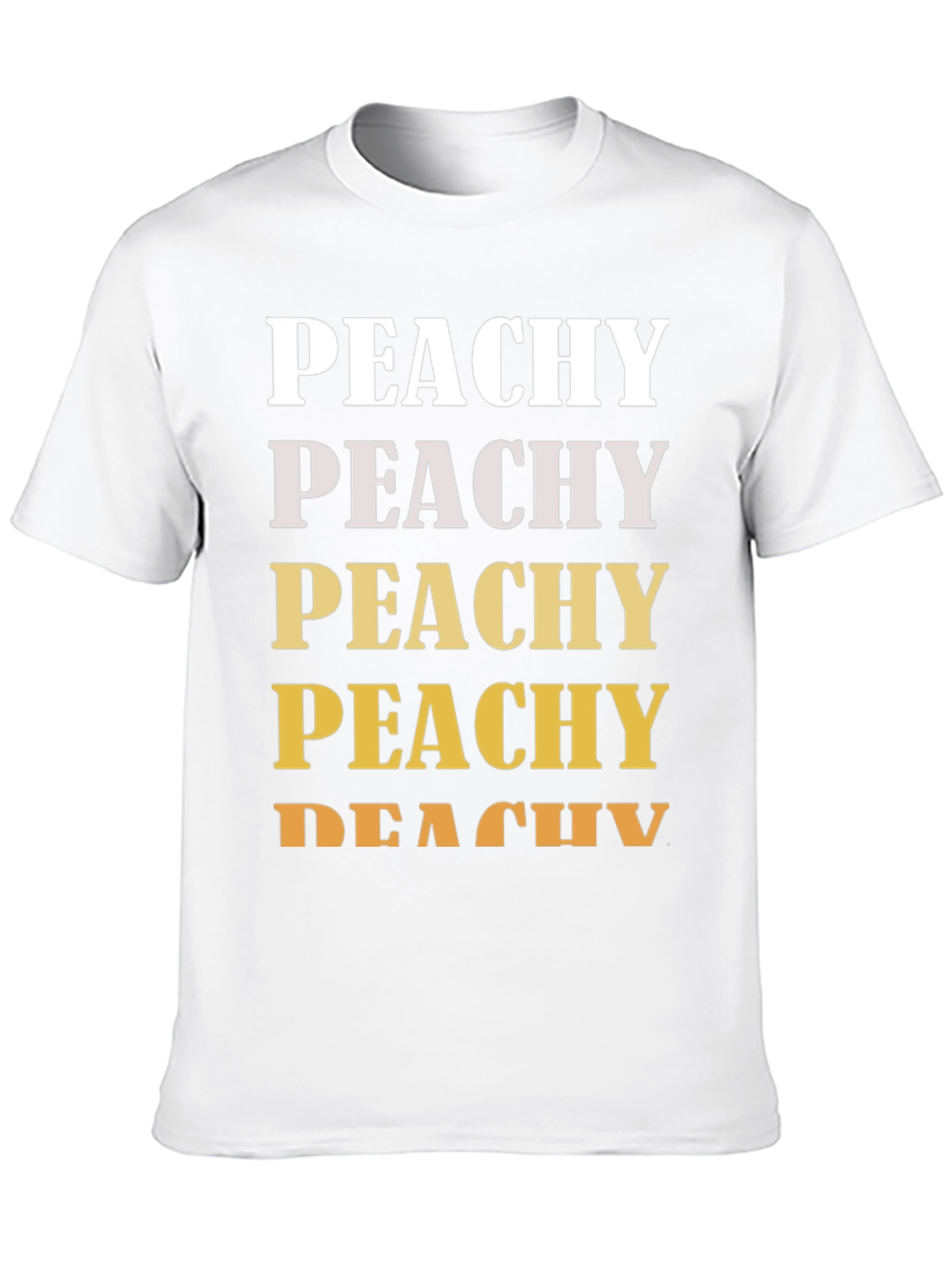 Peachy Graphic Tee - Trendy Casual Shirt