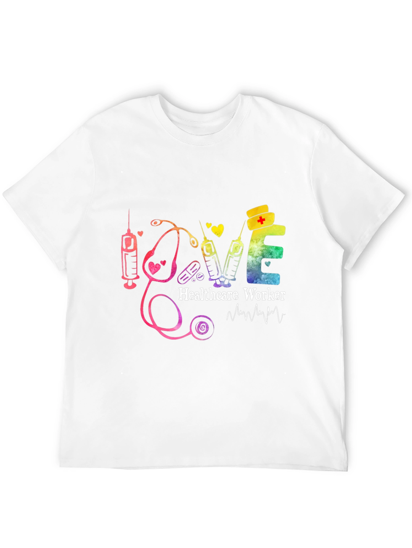 Healthcare Worker Love Graphic T-Shirt
