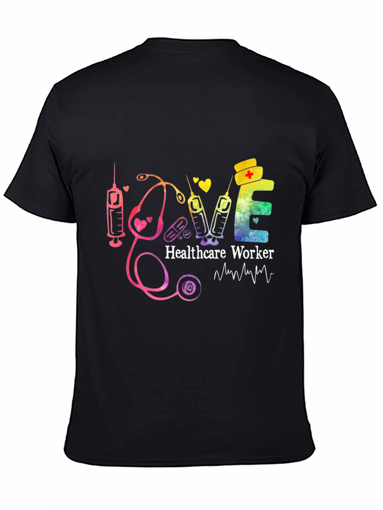 Healthcare Worker Love Graphic T-Shirt