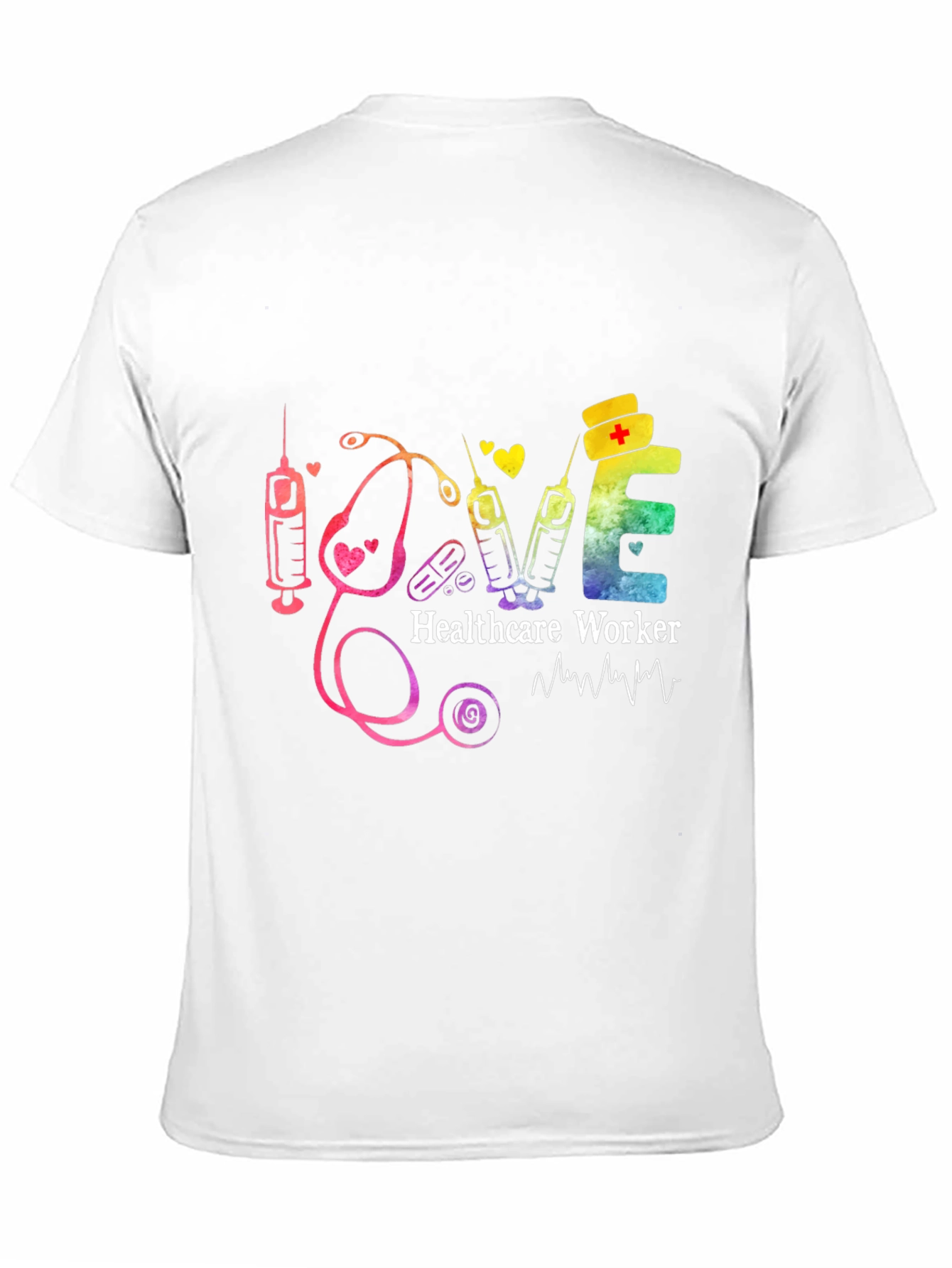 Healthcare Worker Love Graphic T-Shirt