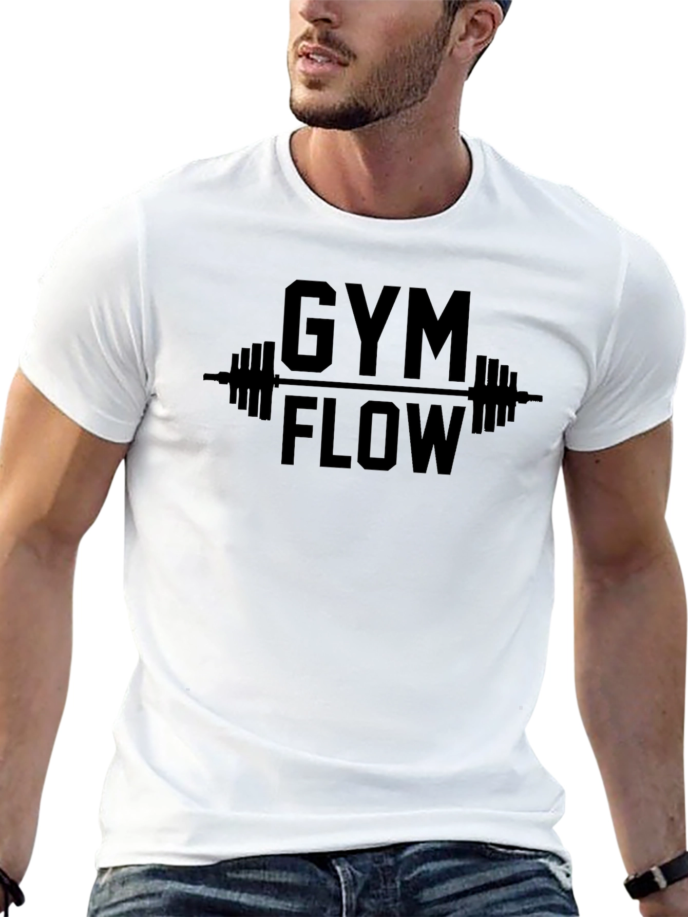 Gym Flow T-Shirt - Black Workout Tee