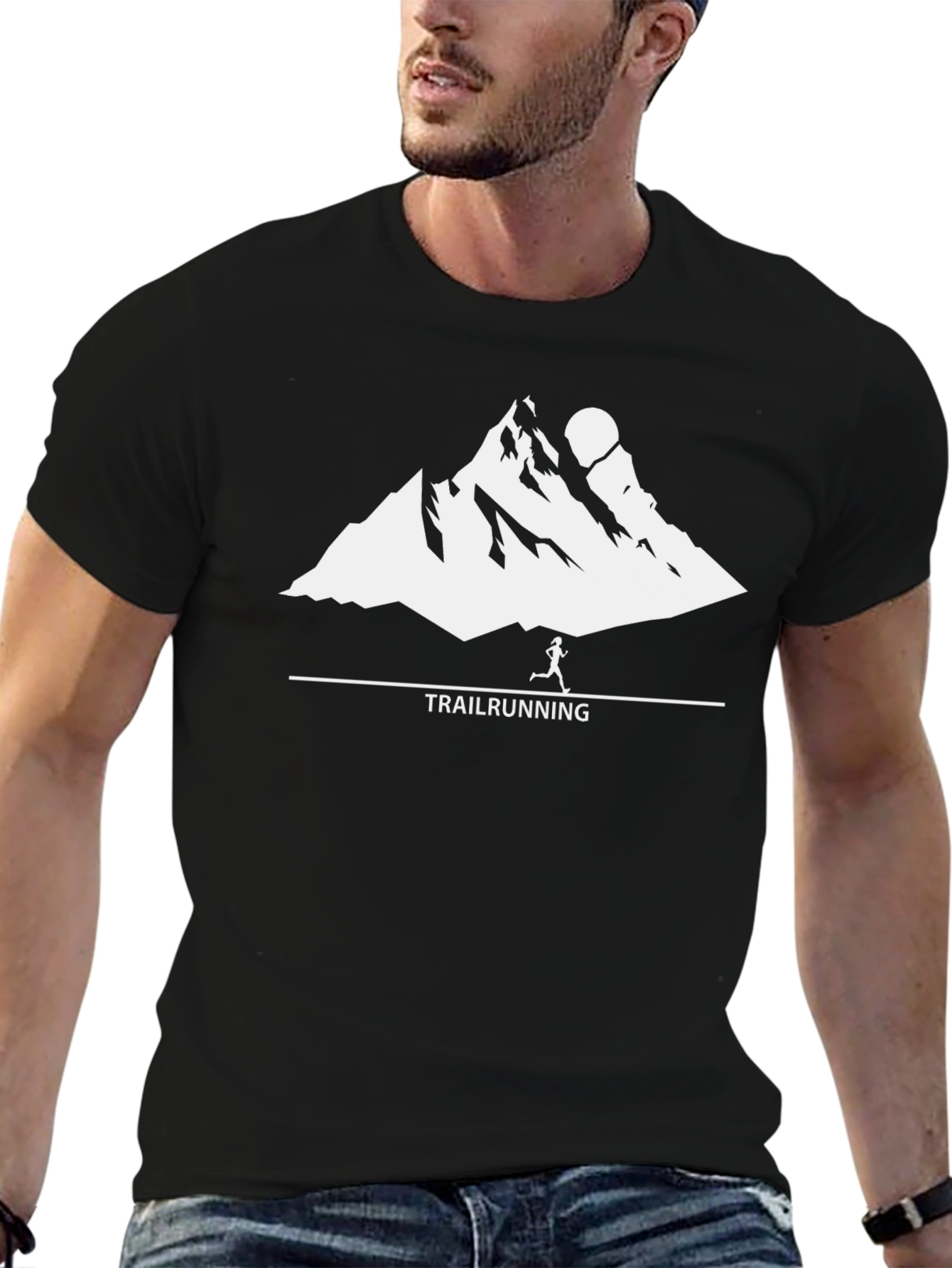 Trail Running Mountain Graphic Tee