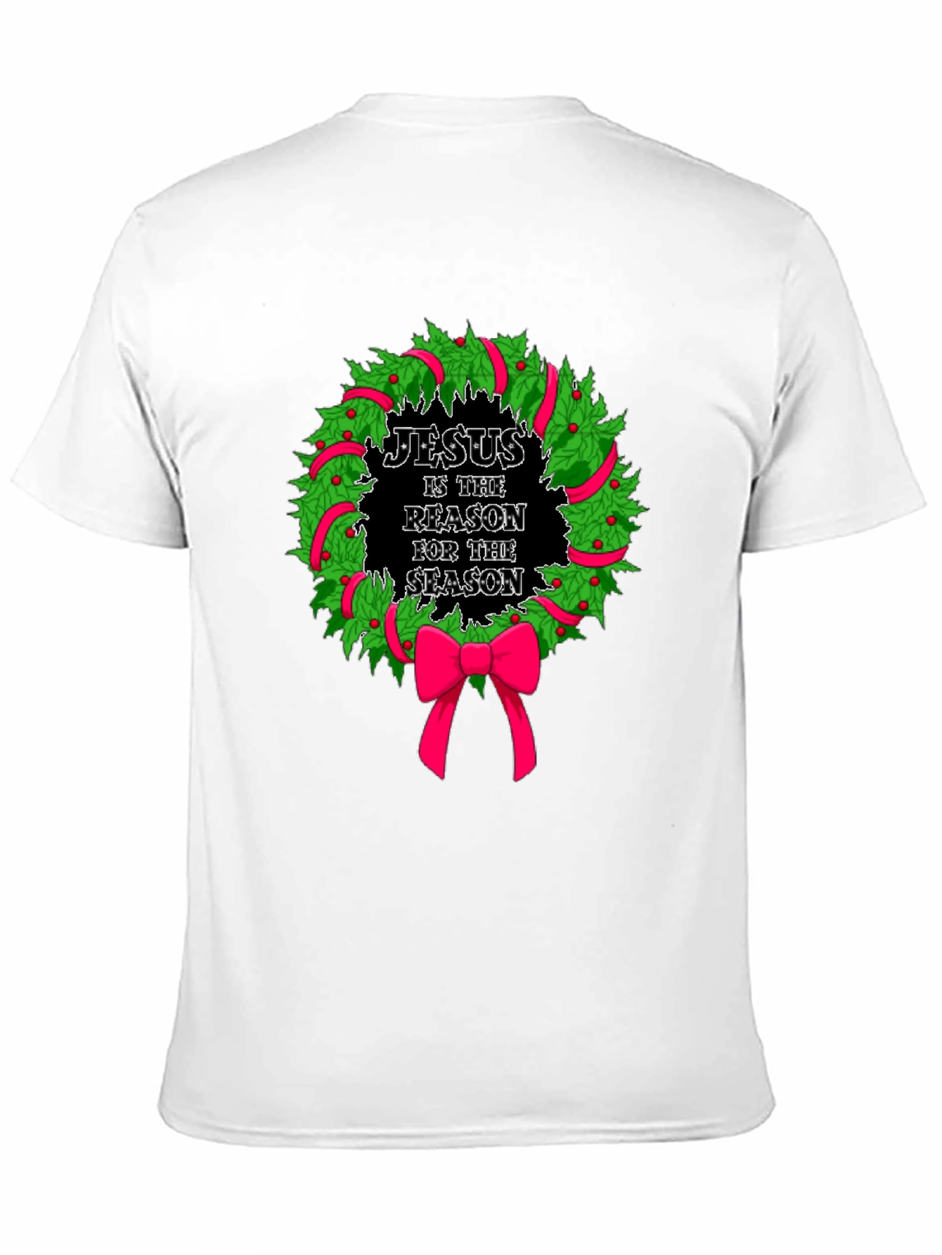 Jesus is the Reason Christmas Wreath T-Shirt