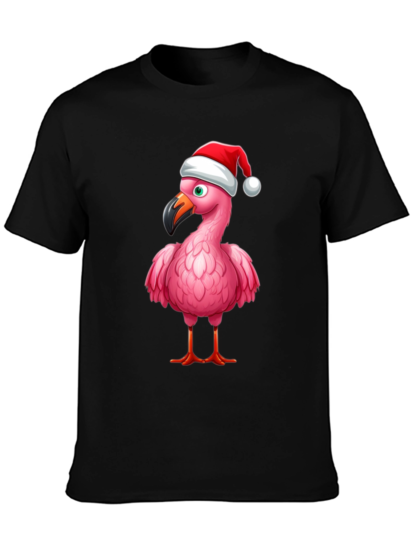 Festive Flamingo T-Shirt - Holiday Edition