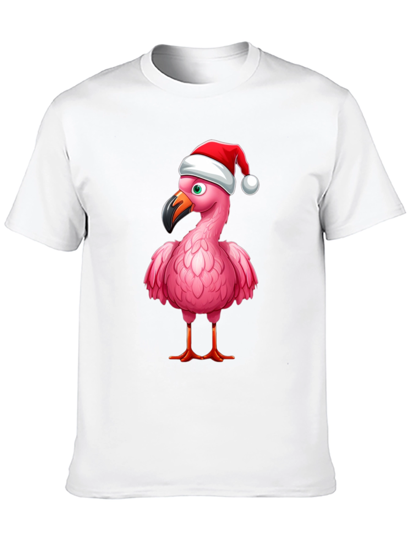 Festive Flamingo T-Shirt - Holiday Edition