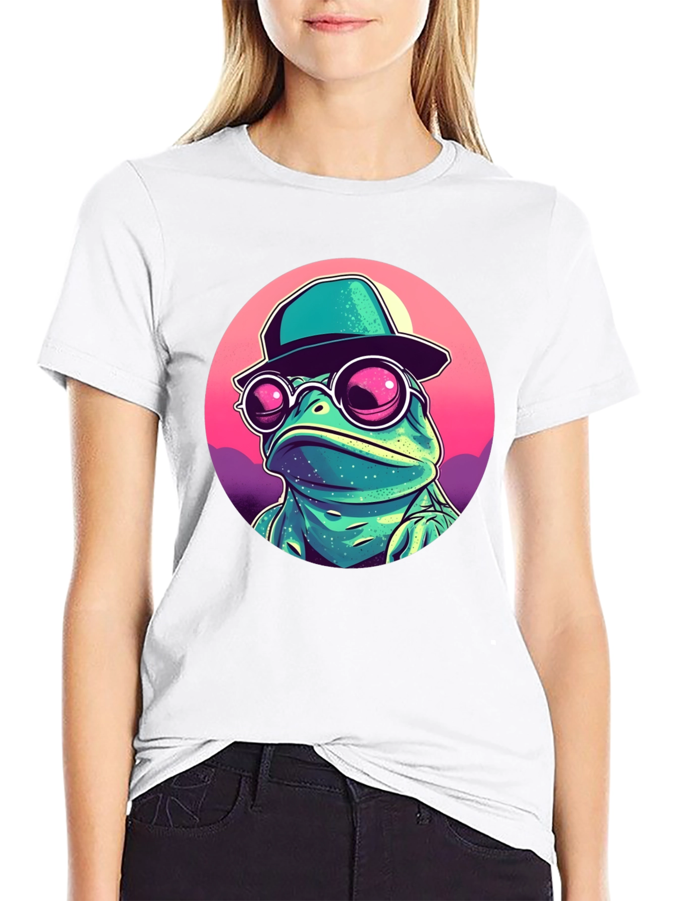 Funky Frog T-Shirt - Cool Cartoon Amphibian Design