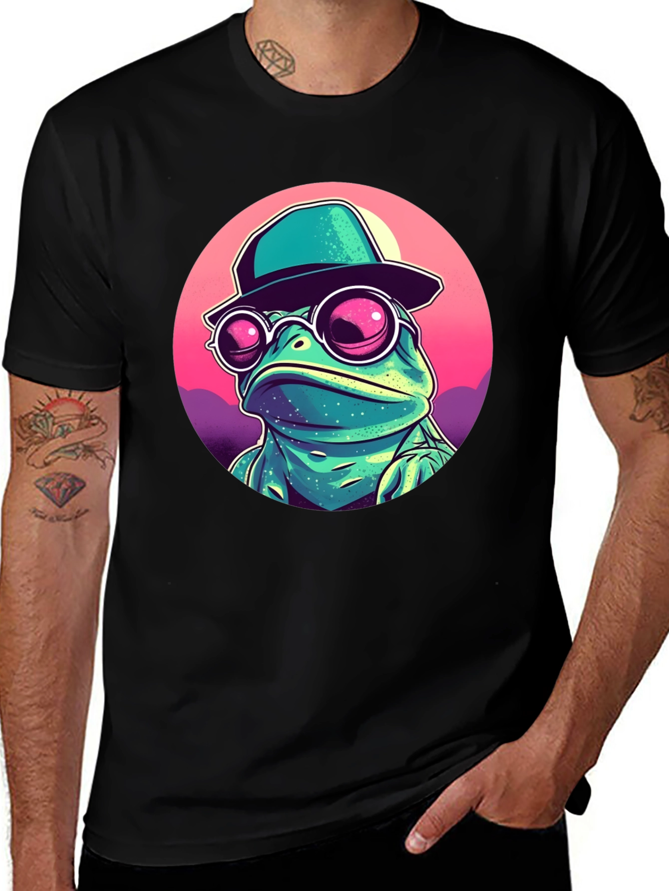 Funky Frog T-Shirt - Cool Cartoon Amphibian Design