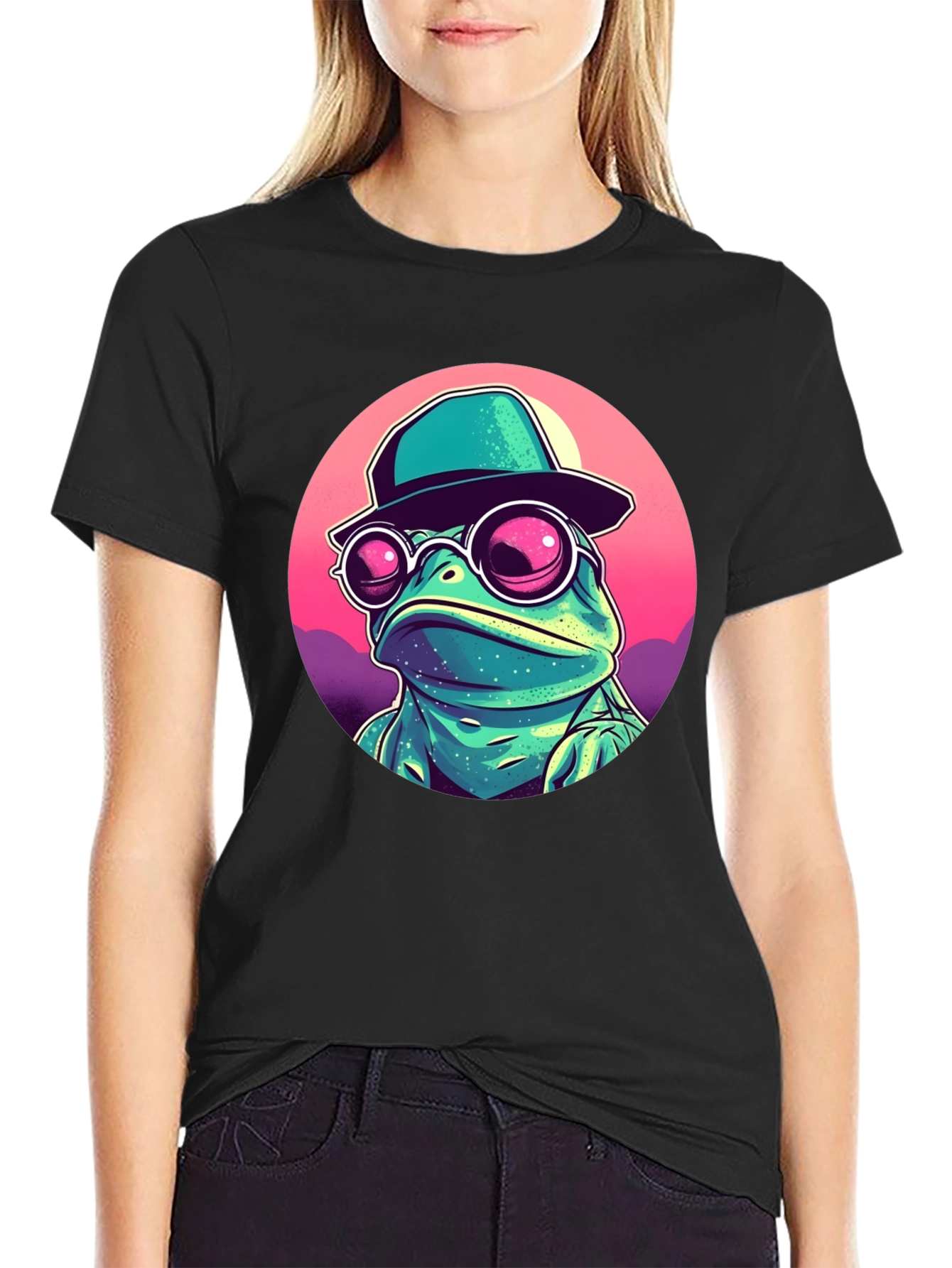 Funky Frog T-Shirt - Cool Cartoon Amphibian Design