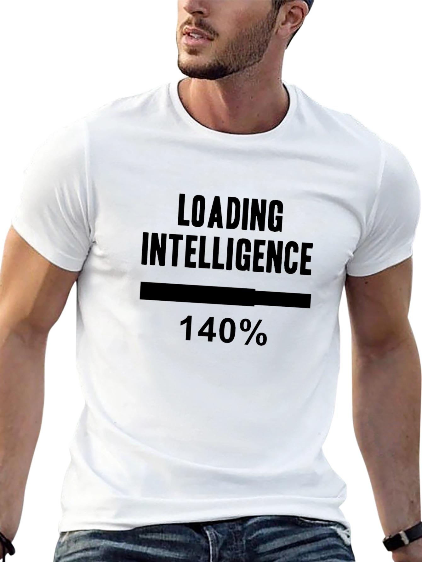 Loading Intelligence T-Shirt - Humorous Geek Tee
