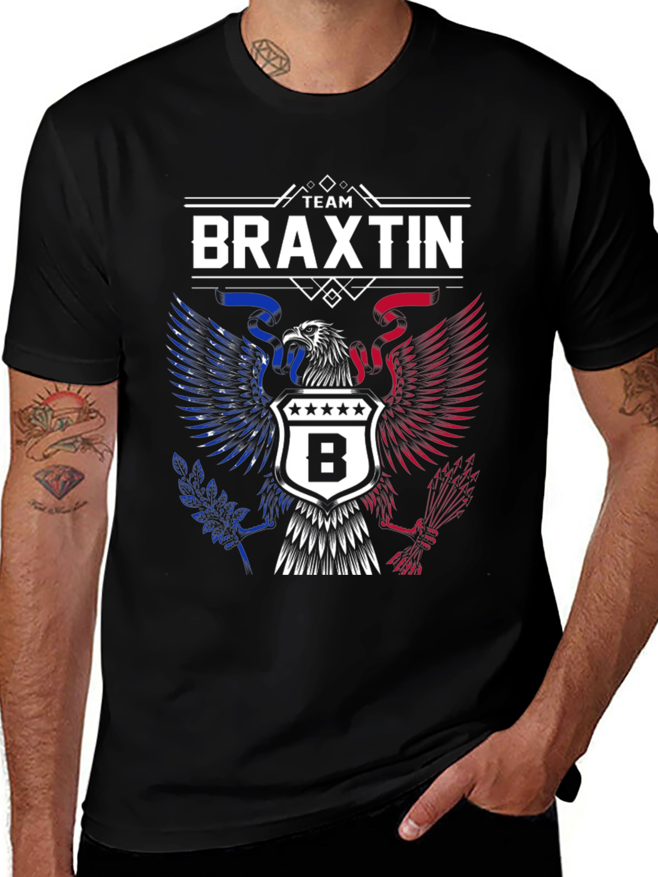 Team Braxton Patriotic Eagle T-Shirt