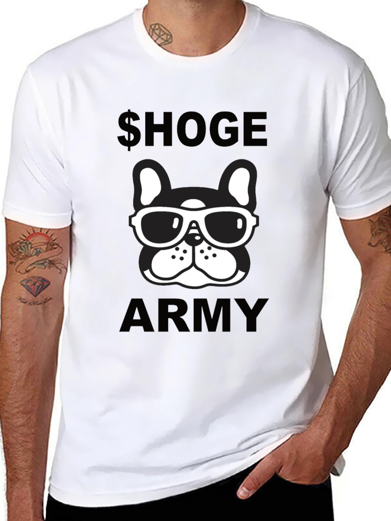 Hoge Army Dog T-Shirt - Black