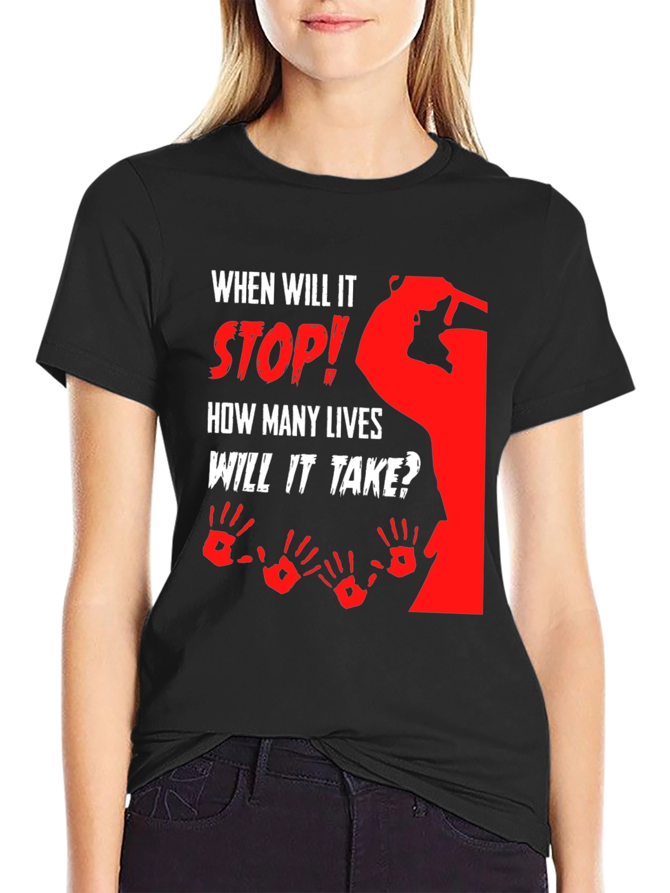 Stop the Violence Graphic T-Shirt