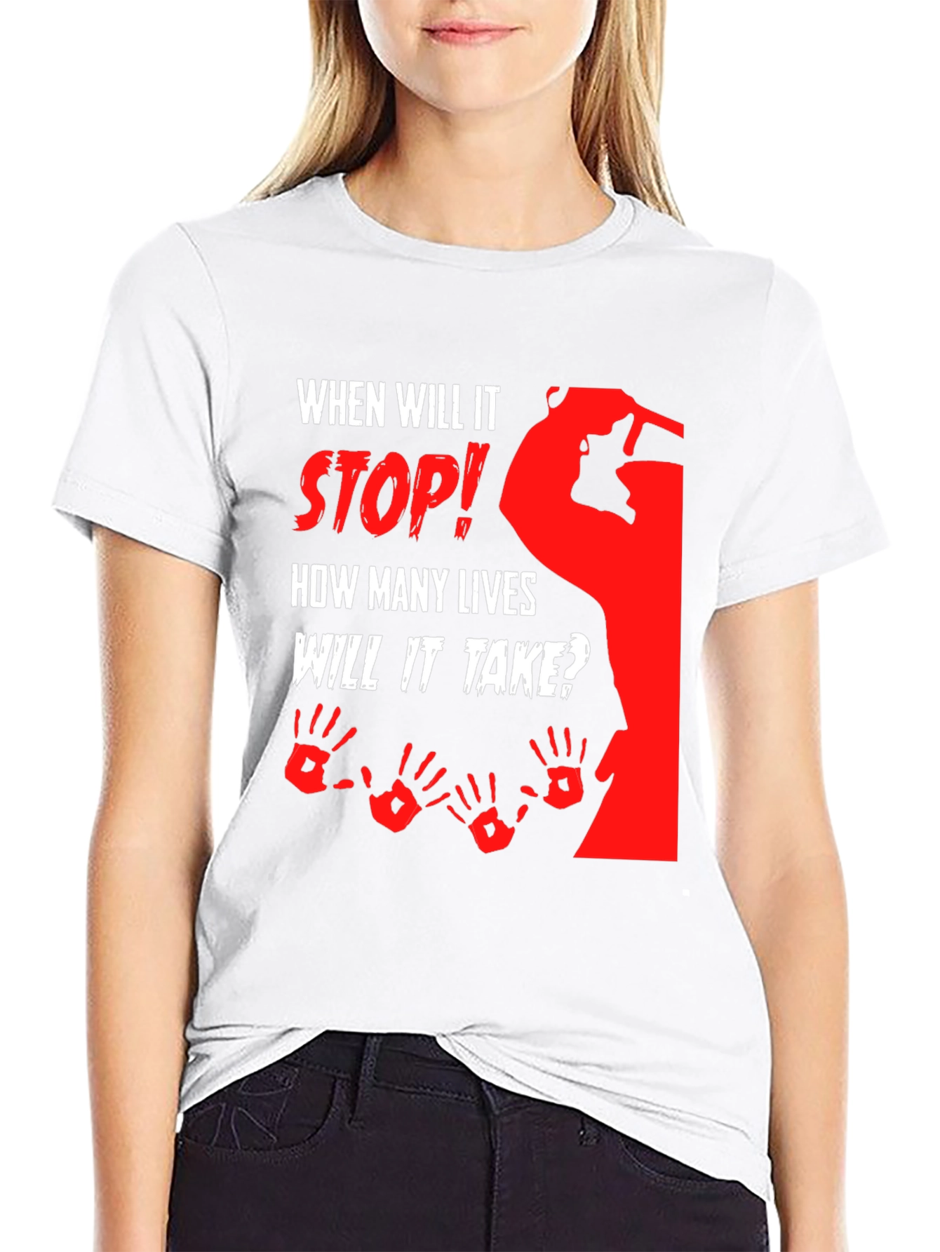 Stop the Violence Graphic T-Shirt