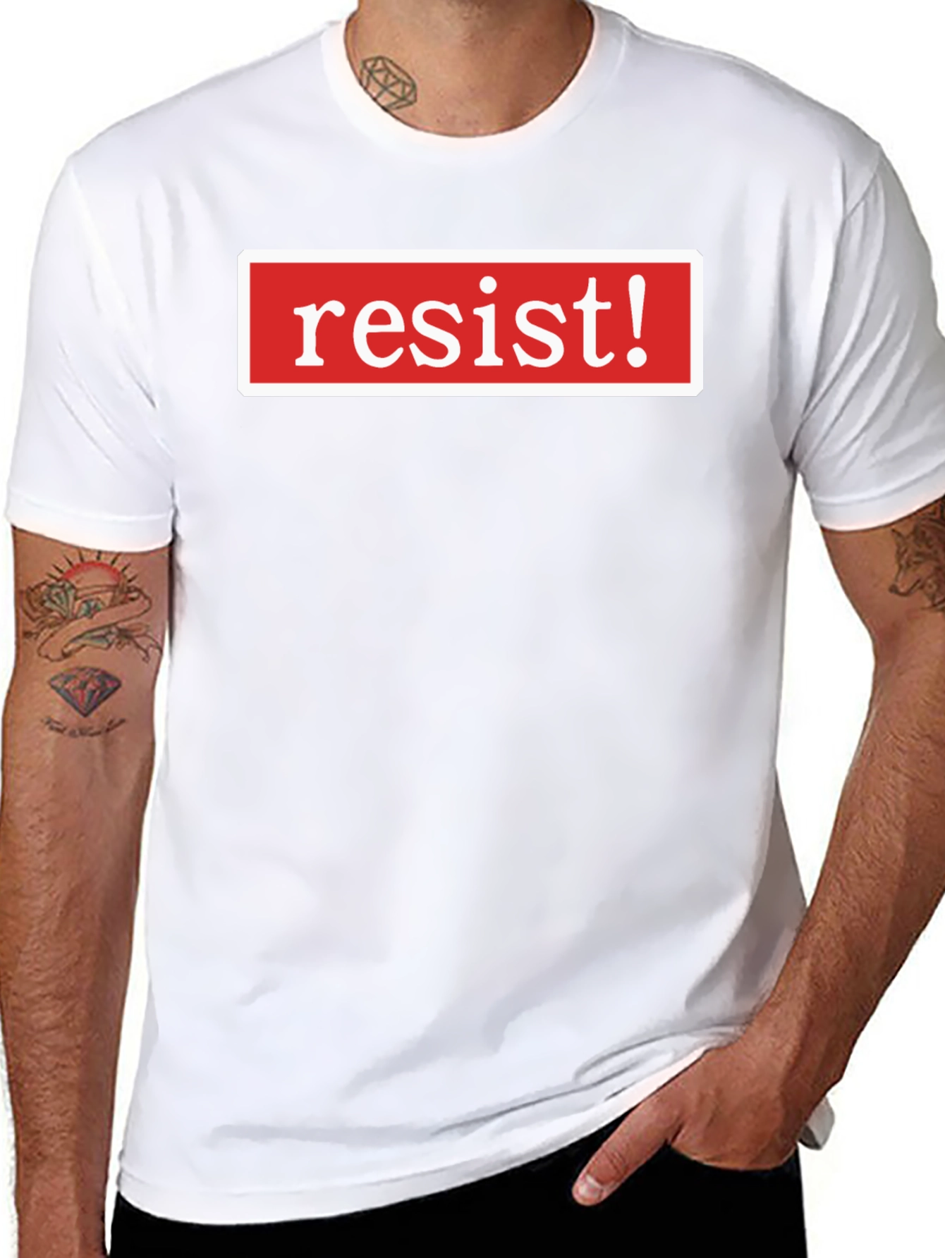 Resist! Graphic Tee - Bold Statement Shirt