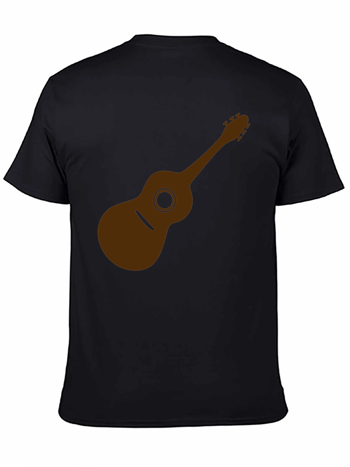 Acoustic Guitar Graphic Tee - Soft Cotton Comfort