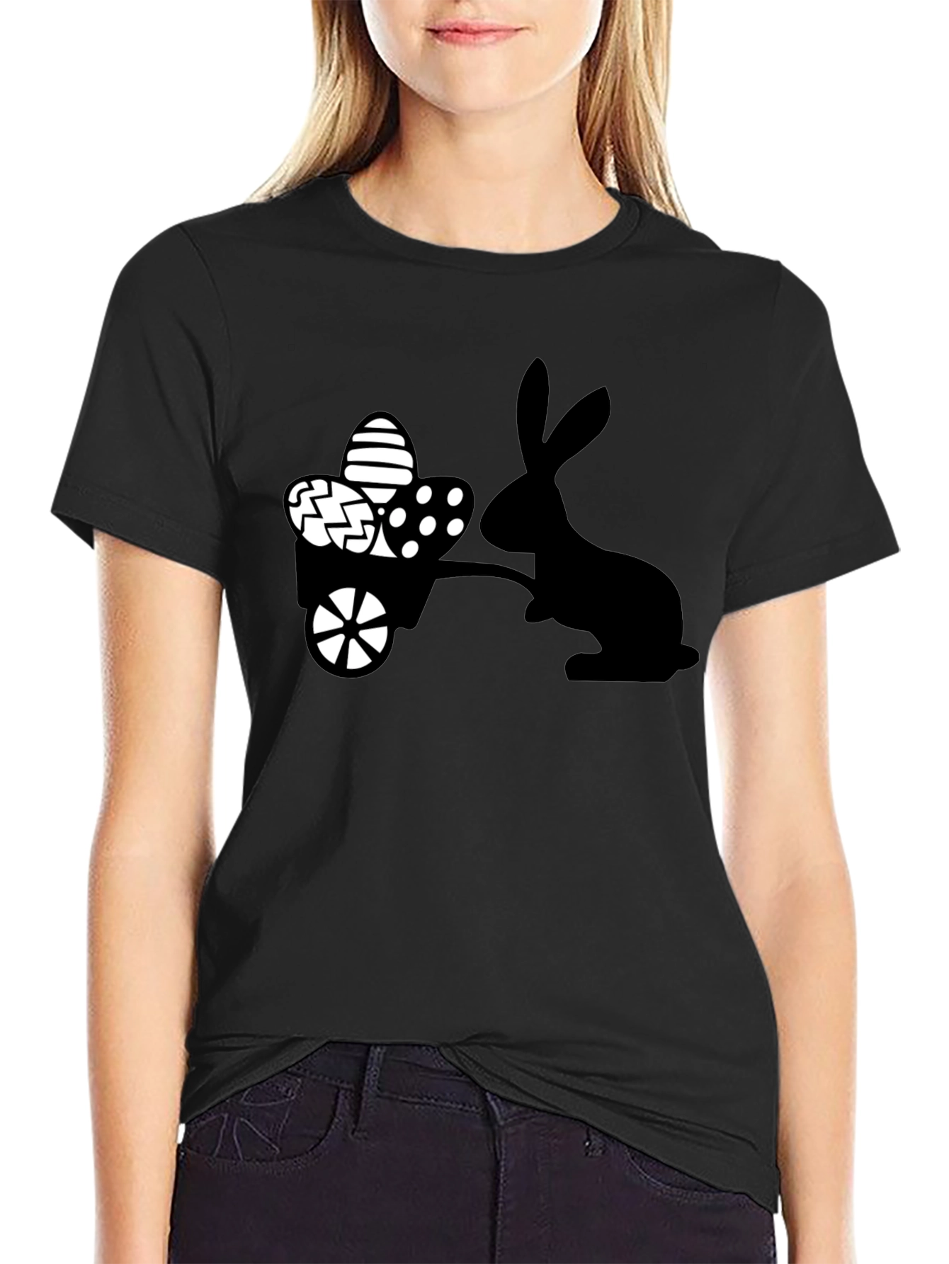 Easter Bunny Cart T-Shirt
