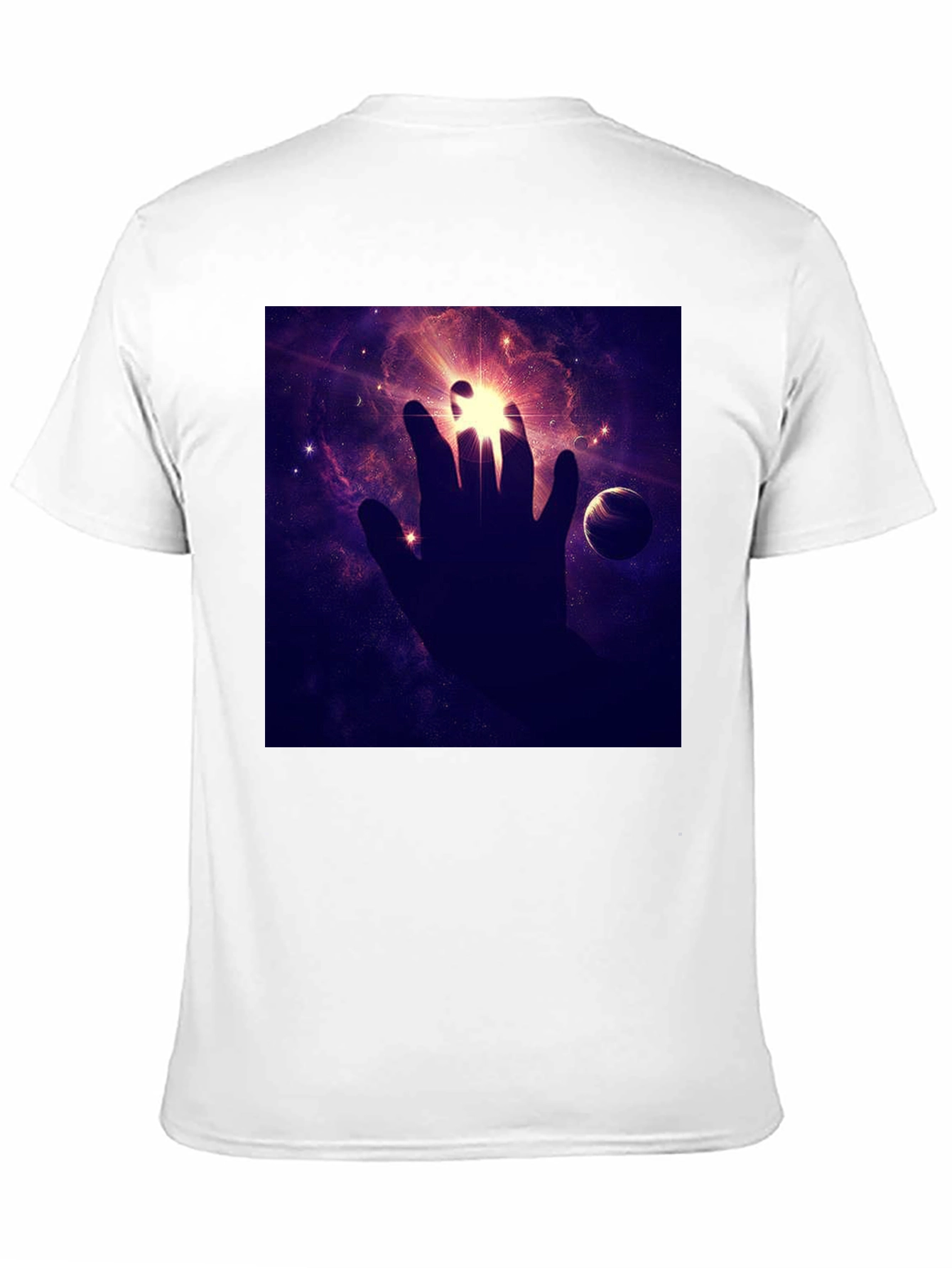 Cosmic Hand Graphic Tee - Black