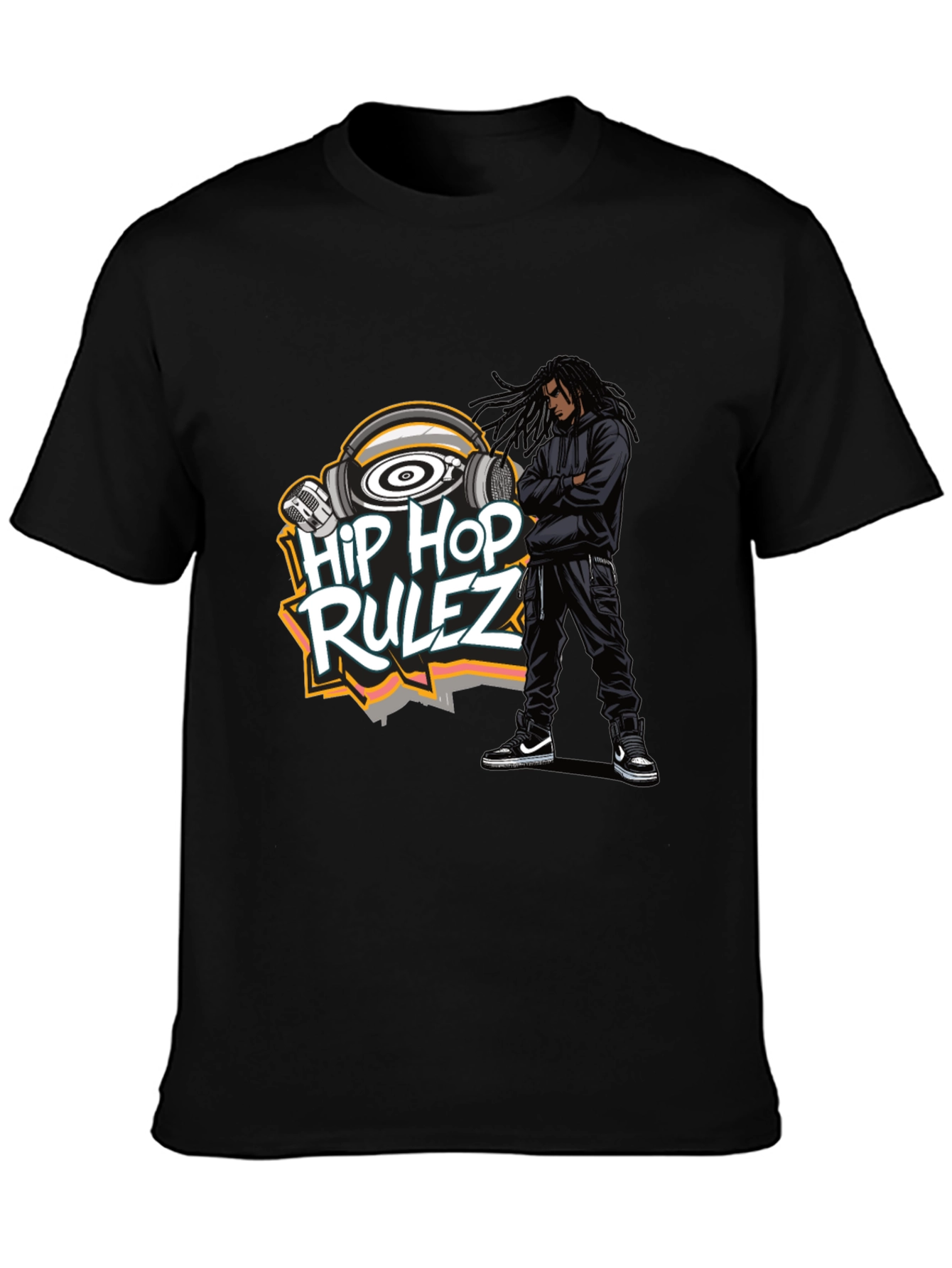 Hip Hop Rulez Graphic T-Shirt