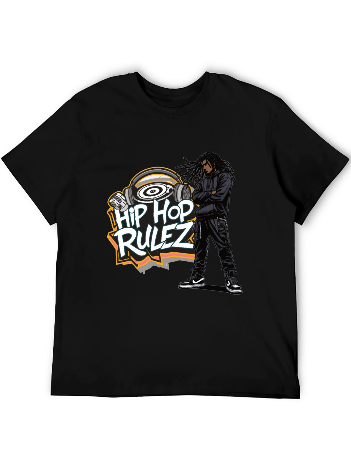 Hip Hop Rulez Graphic T-Shirt