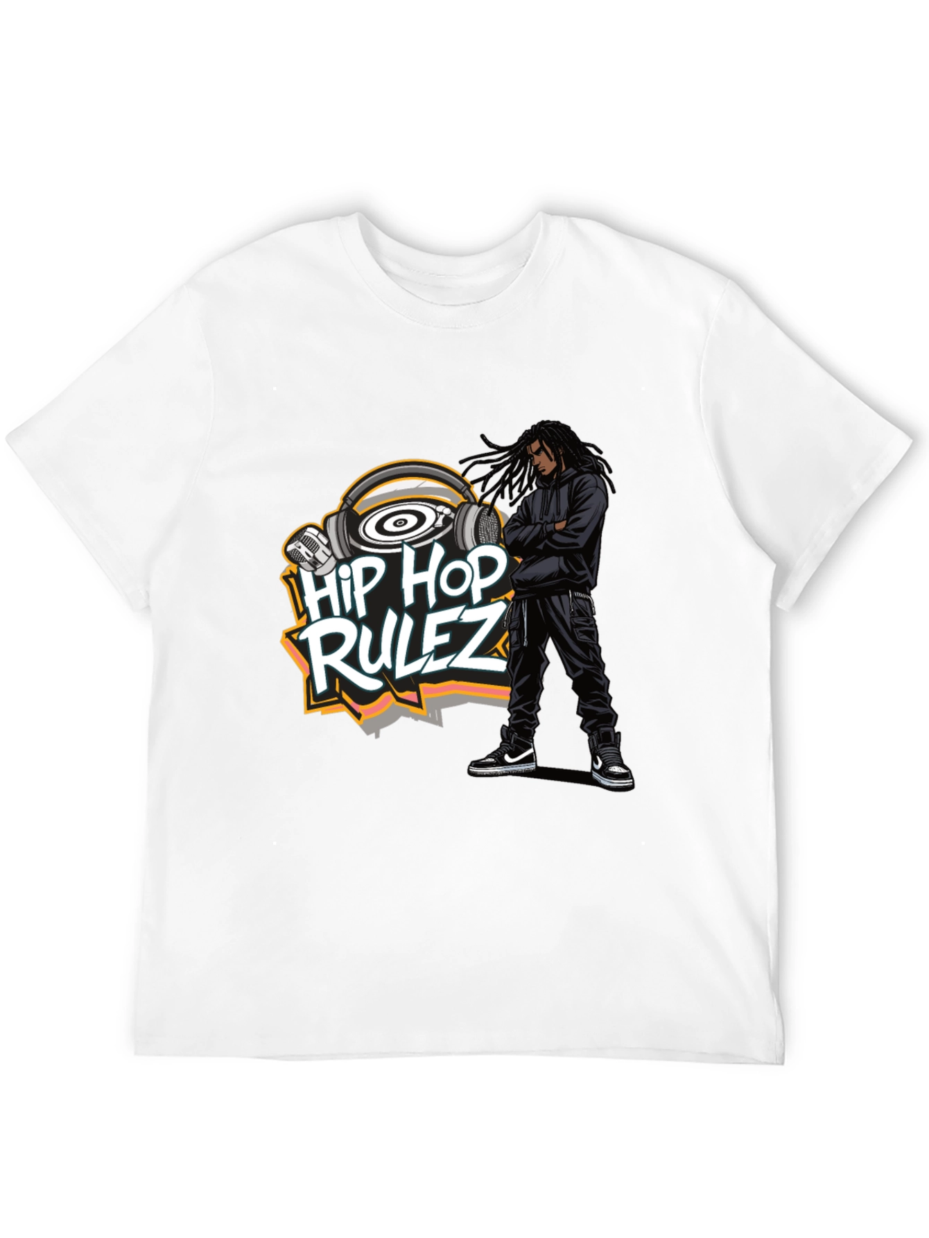 Hip Hop Rulez Graphic T-Shirt