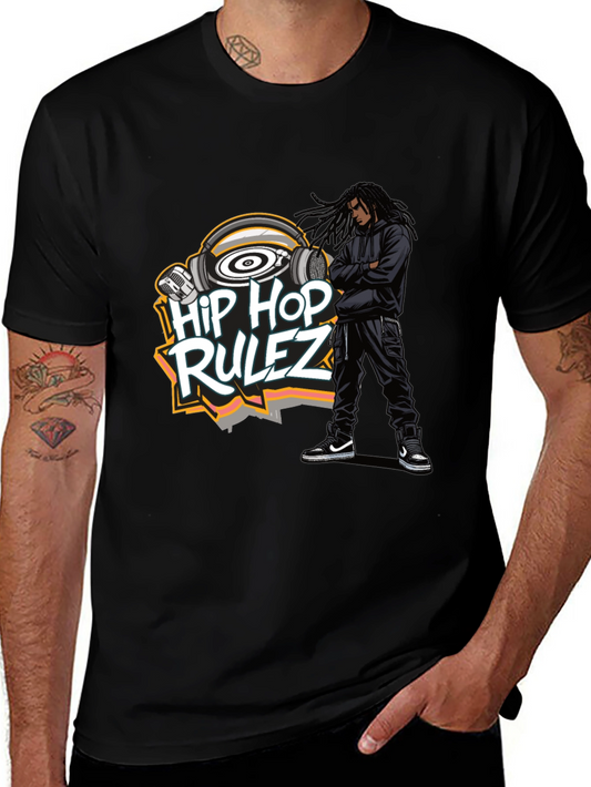 Hip Hop Rulez Graphic T-Shirt